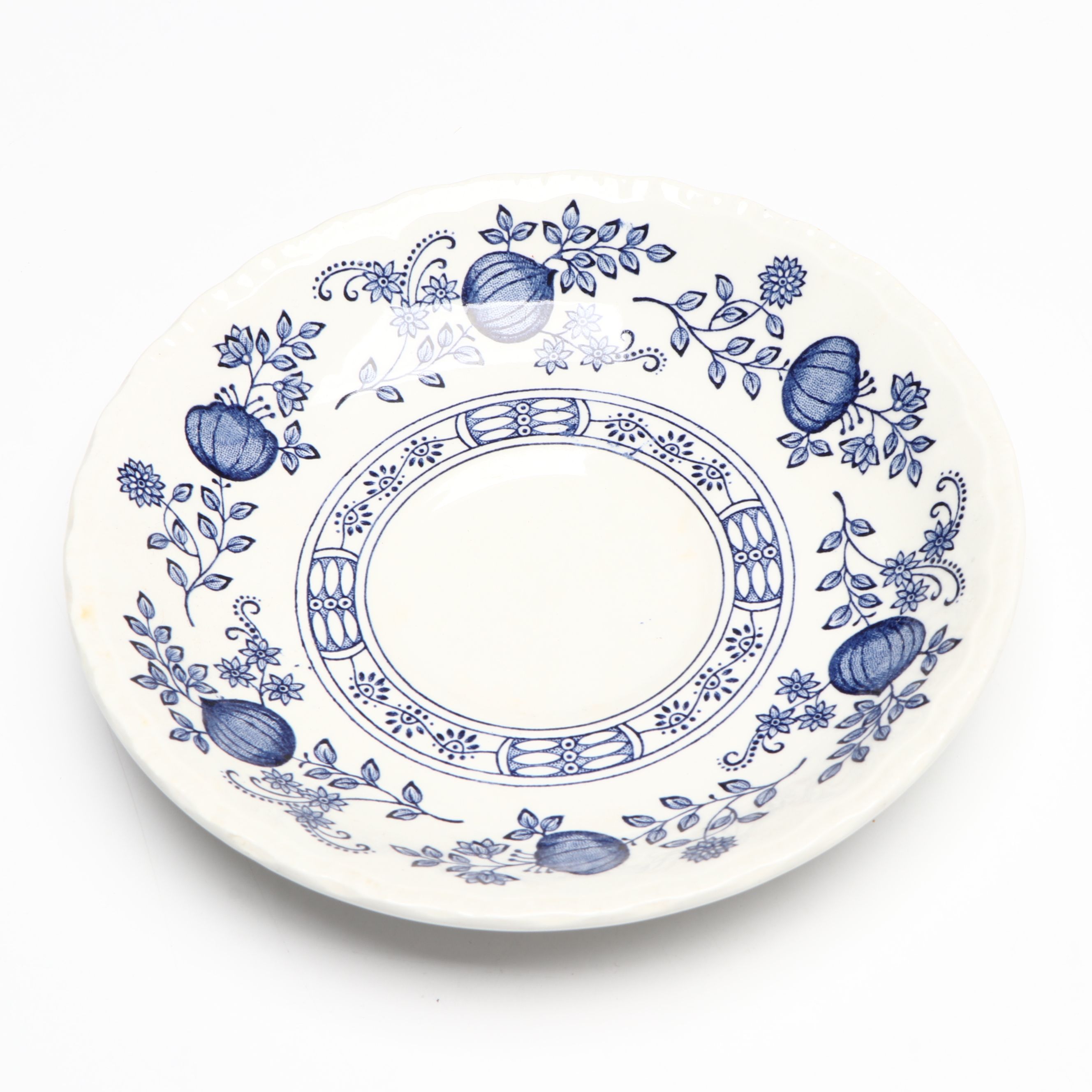 Wedgwood "Blue Heritage" with Adams "Sharon" Ceramic Dinnerware