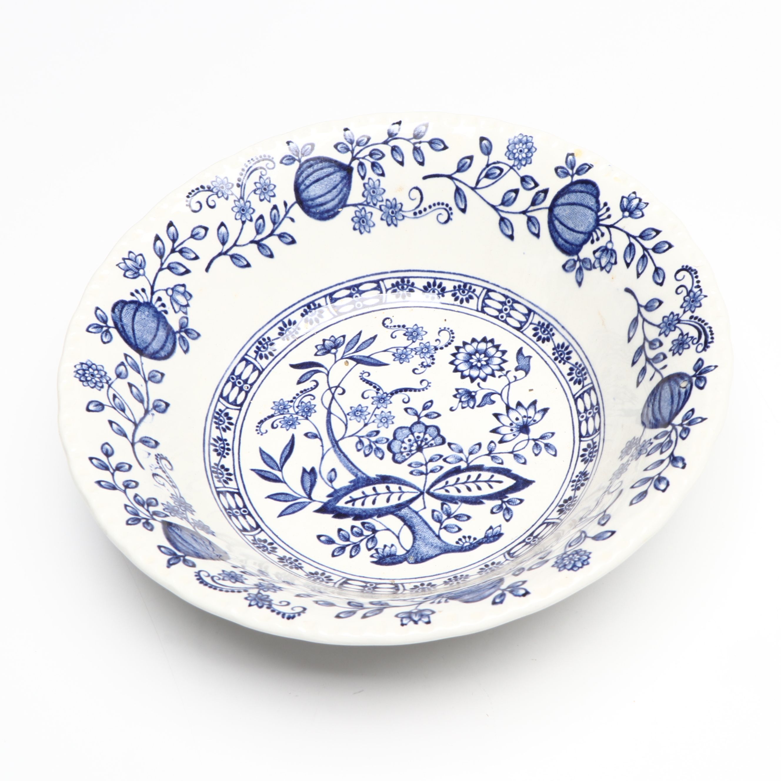 Wedgwood "Blue Heritage" with Adams "Sharon" Ceramic Dinnerware