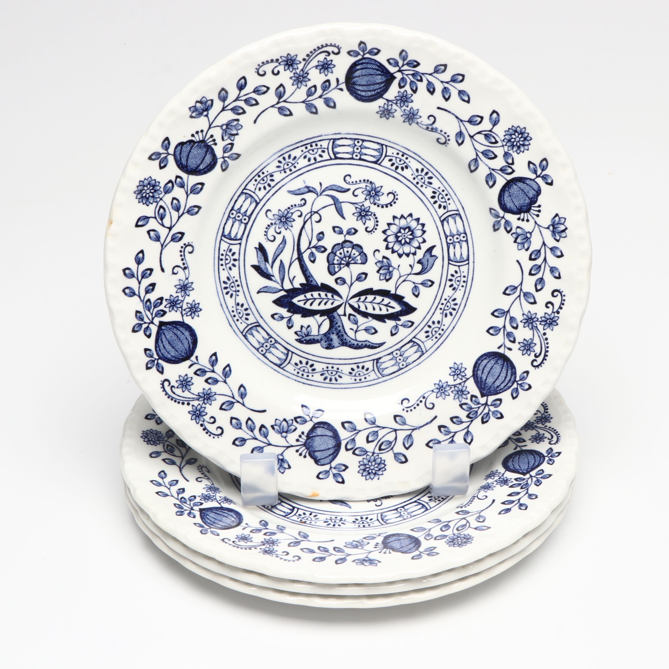Wedgwood "Blue Heritage" with Adams "Sharon" Ceramic Dinnerware