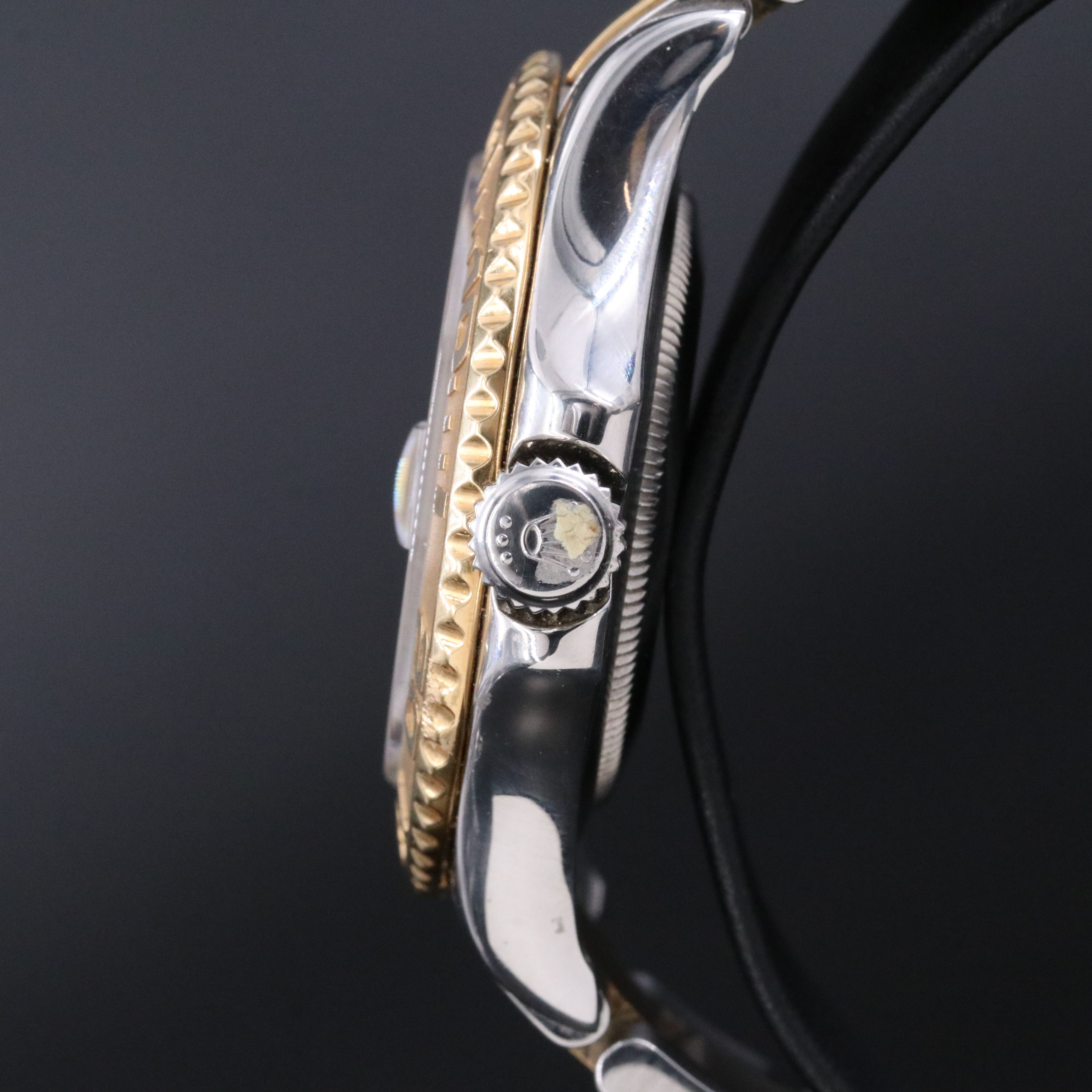 2000 Rolex Yacht-Master Blue Dial Date Two Tone Ref.16623 Watch