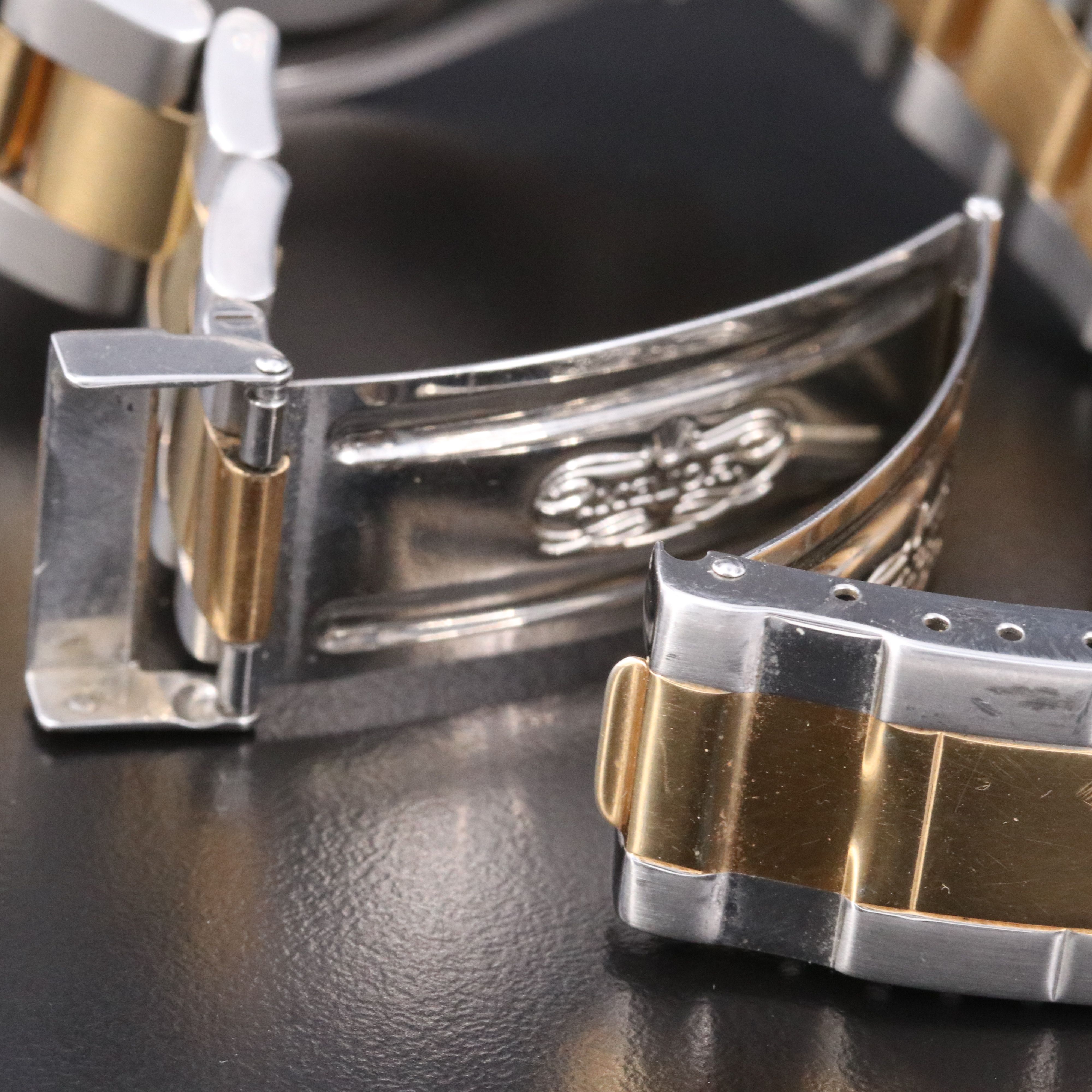 2000 Rolex Yacht-Master Blue Dial Date Two Tone Ref.16623 Watch