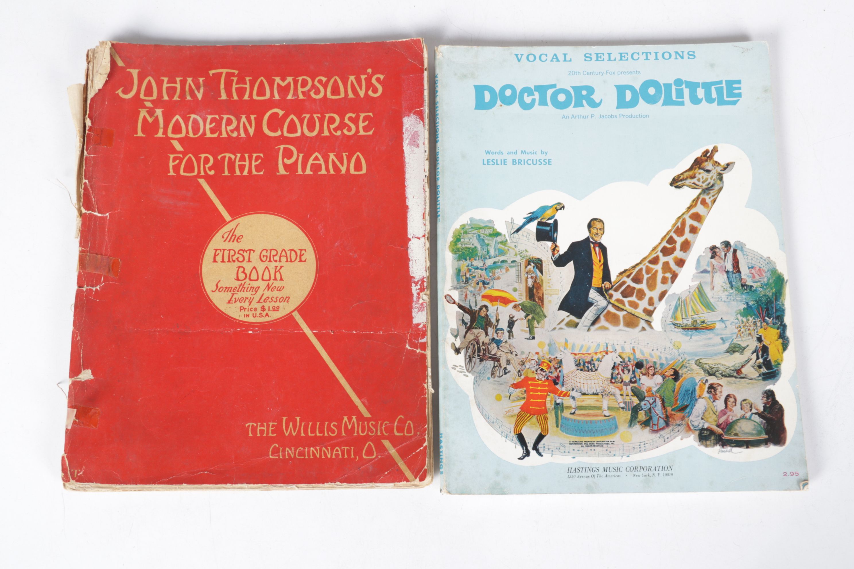 Vocal Selection & Piano Sheet Music Collections, Late 19th to Mid-20th Century