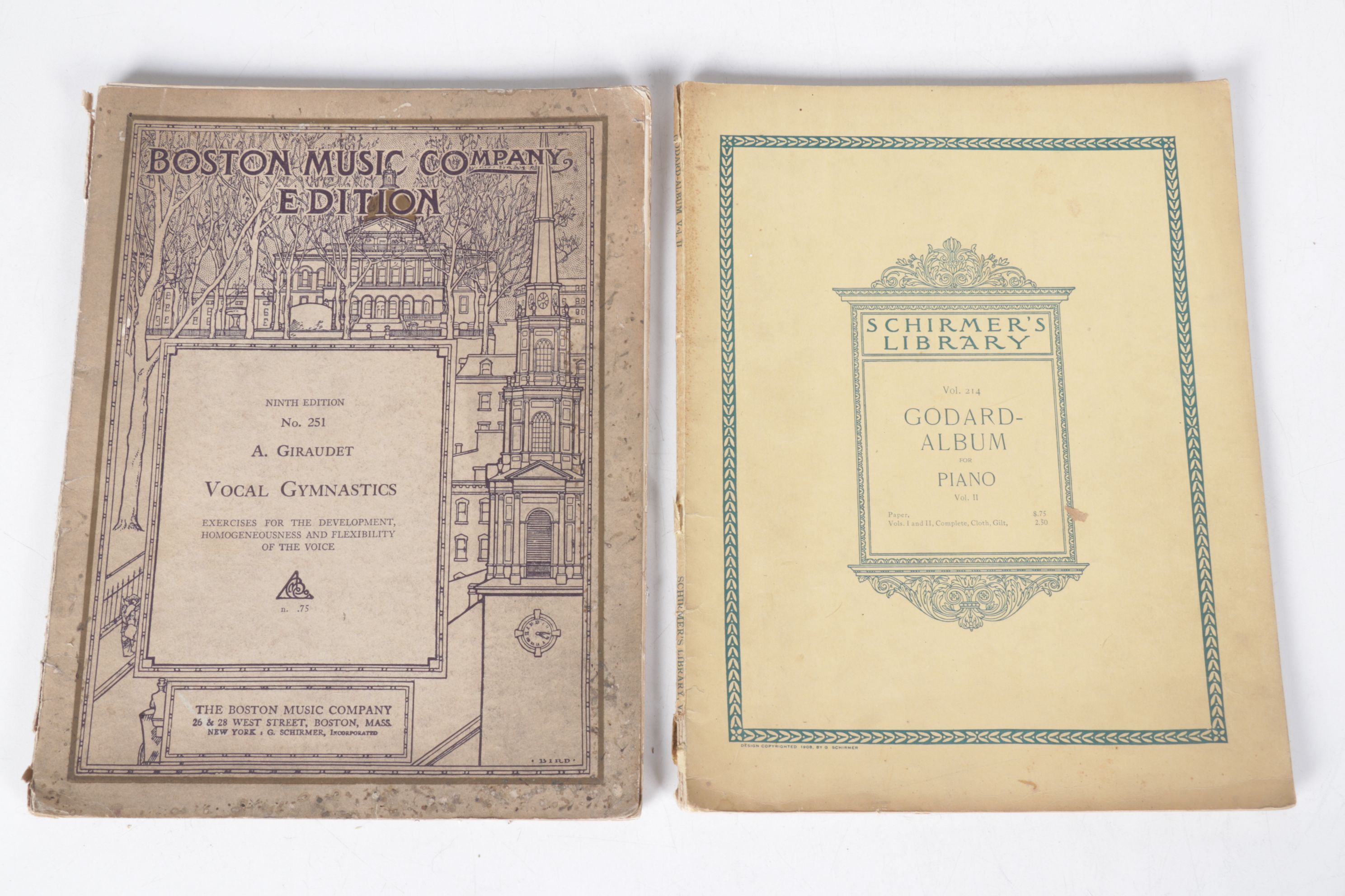 Vocal Selection & Piano Sheet Music Collections, Late 19th to Mid-20th Century