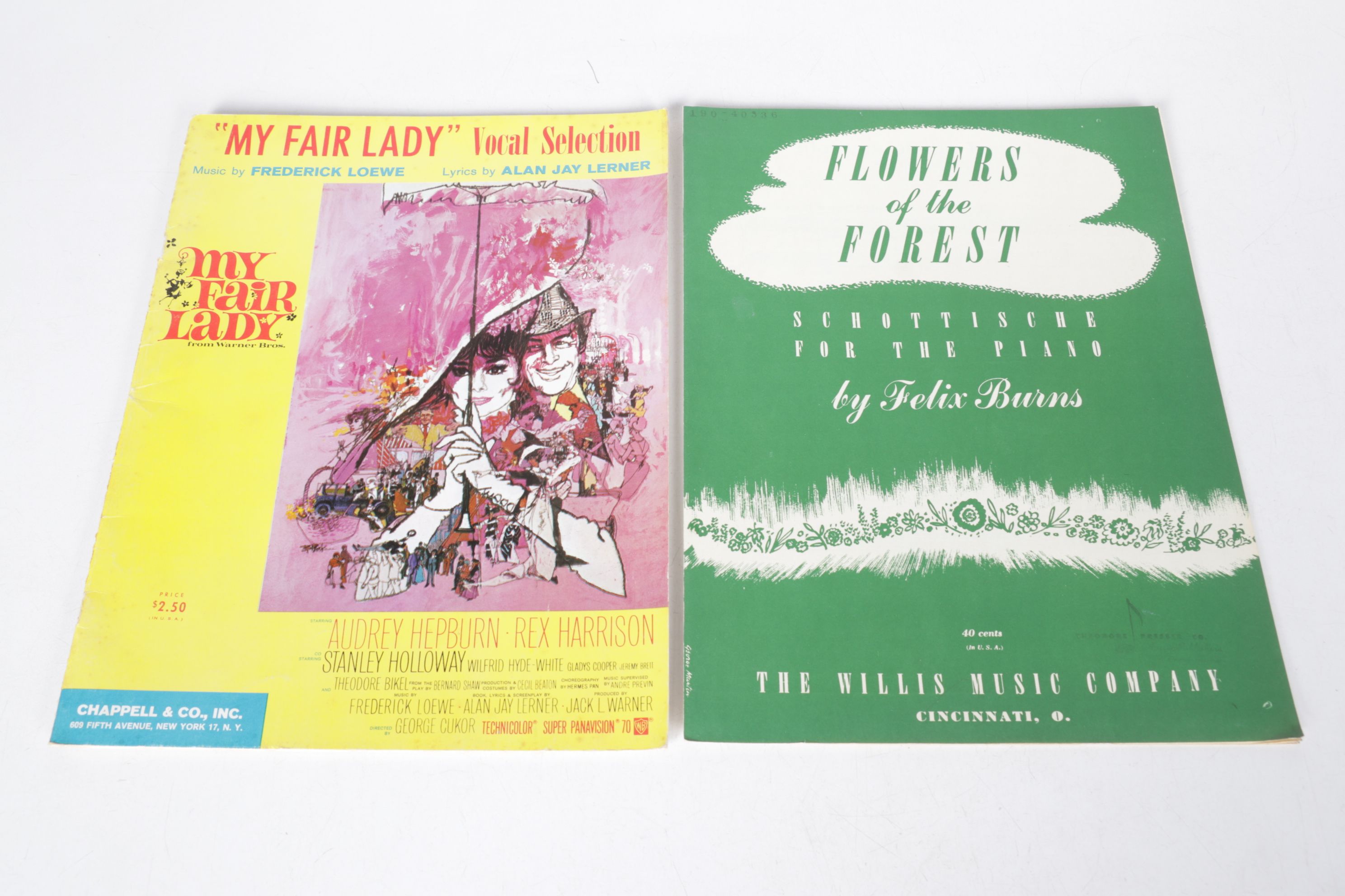 Vocal Selection & Piano Sheet Music Collections, Late 19th to Mid-20th Century