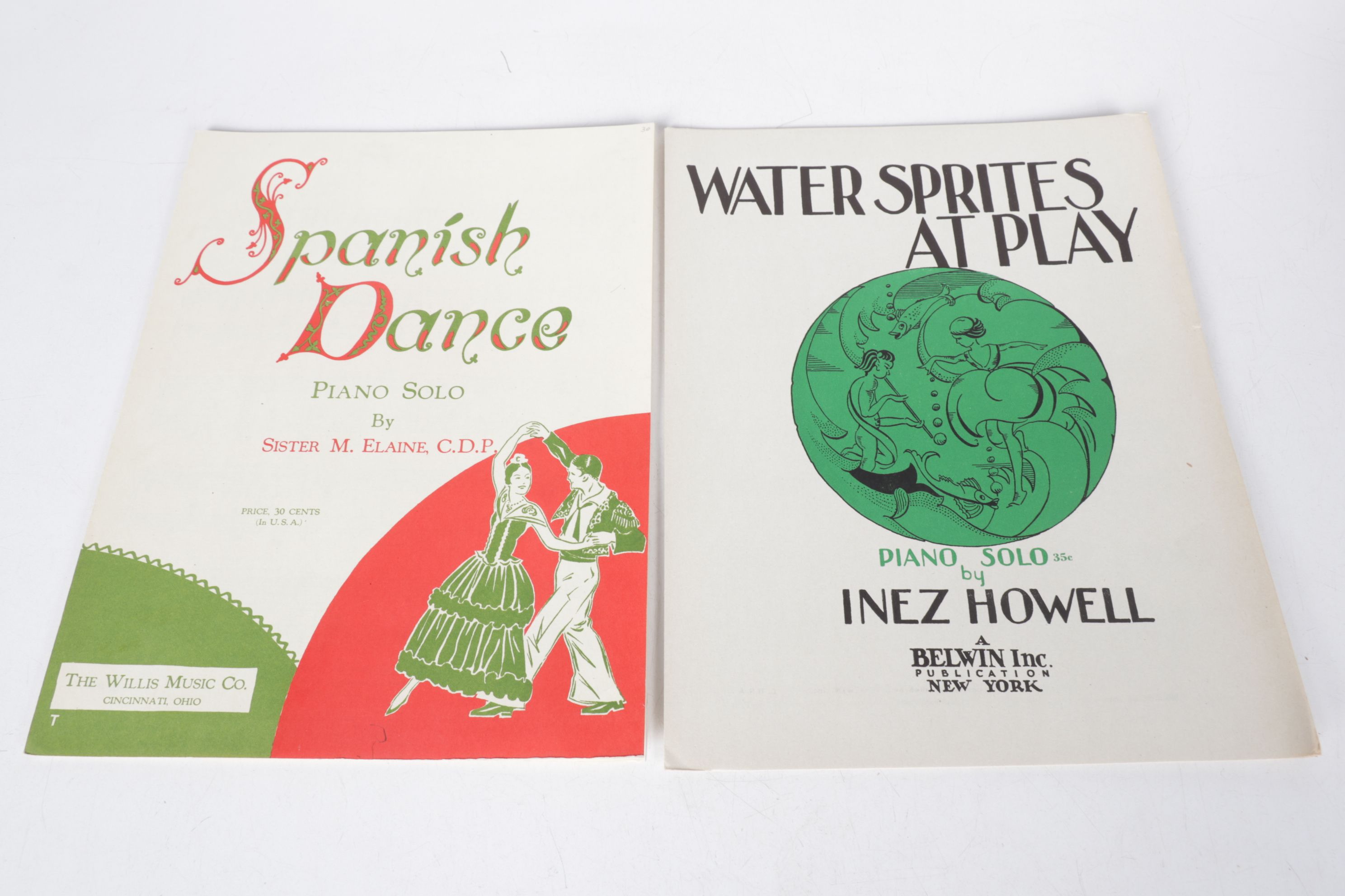 Vocal Selection & Piano Sheet Music Collections, Late 19th to Mid-20th Century