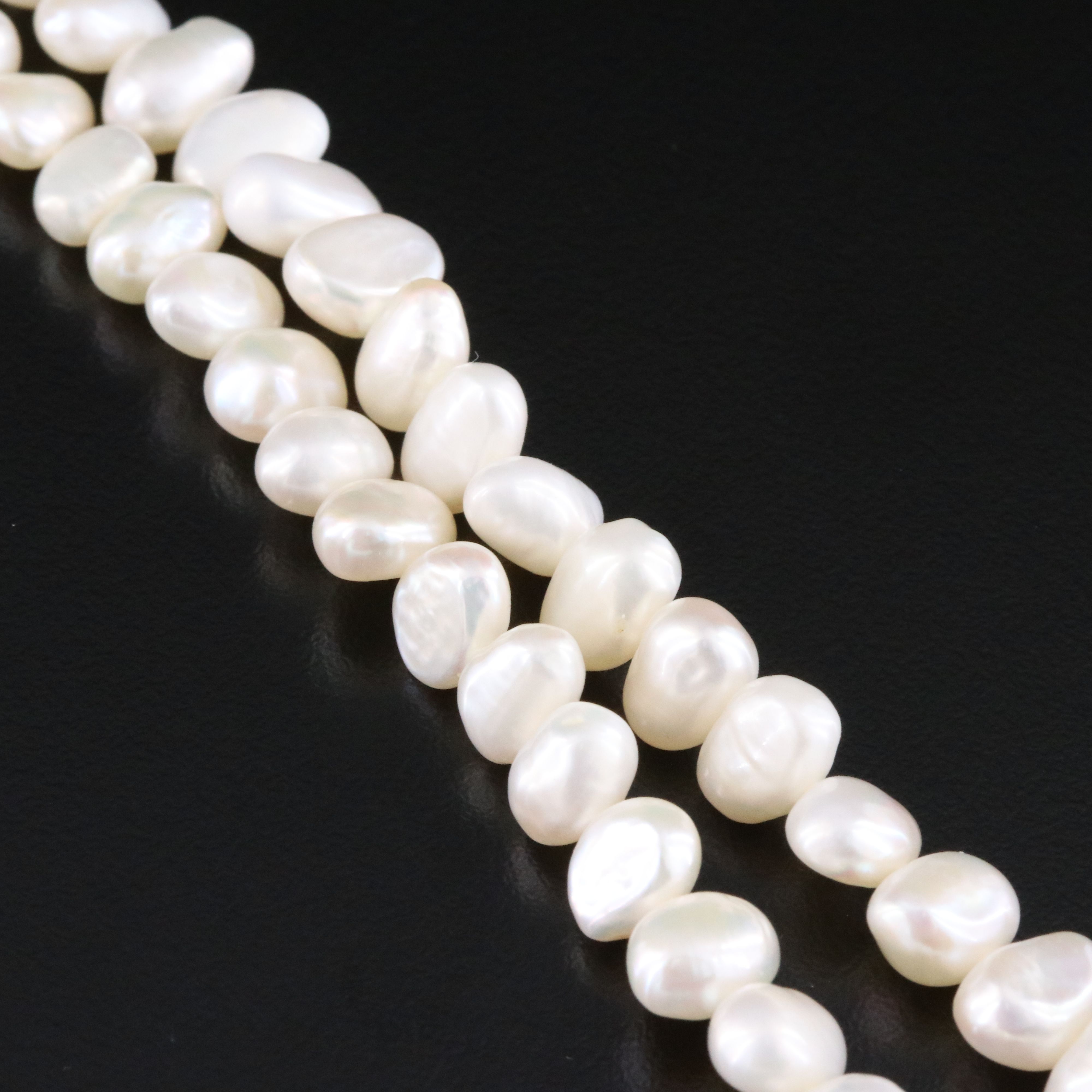 Baroque Pearl Necklace with 14K Clasp