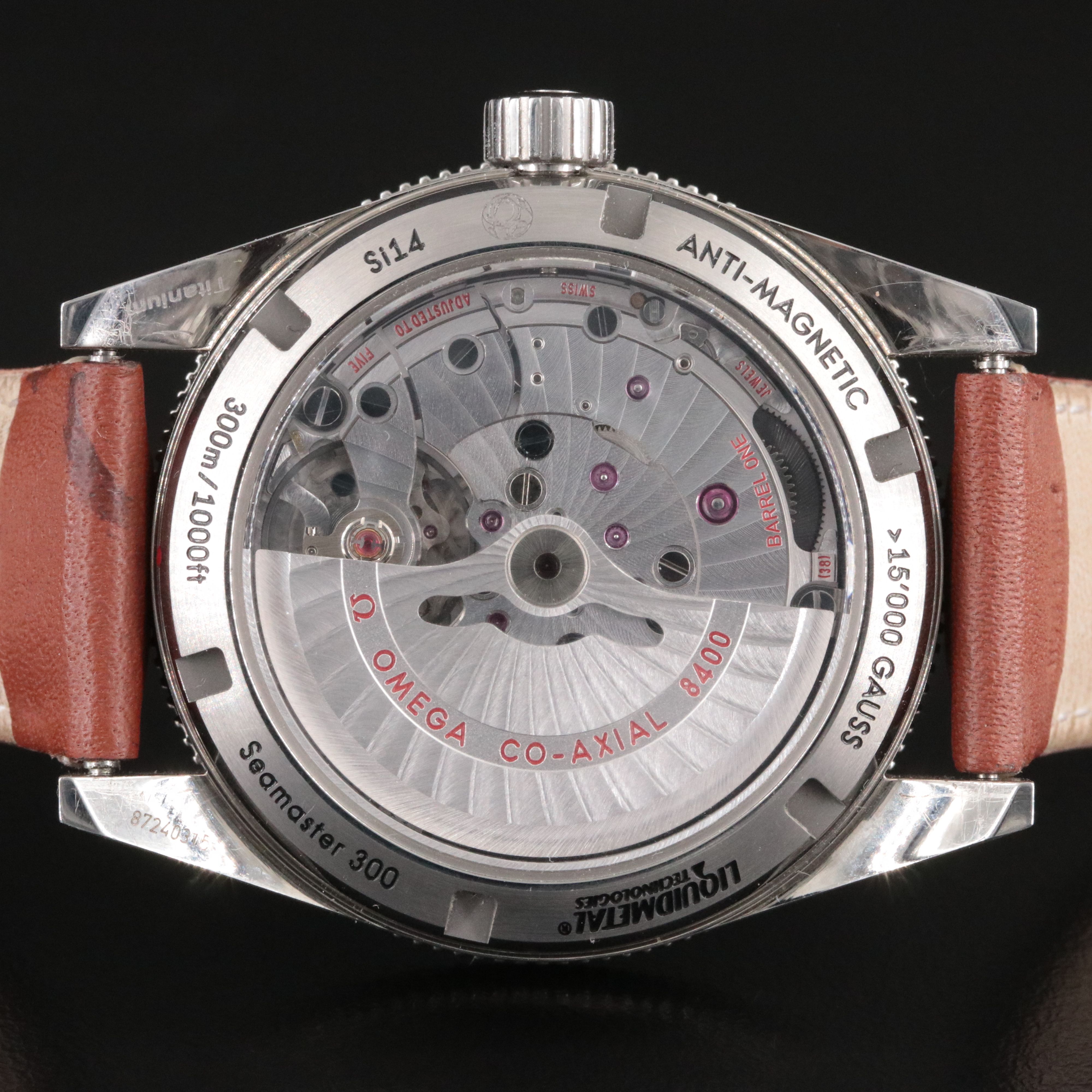 2014 Omega Seamaster 300m Titanium Automatic Watch