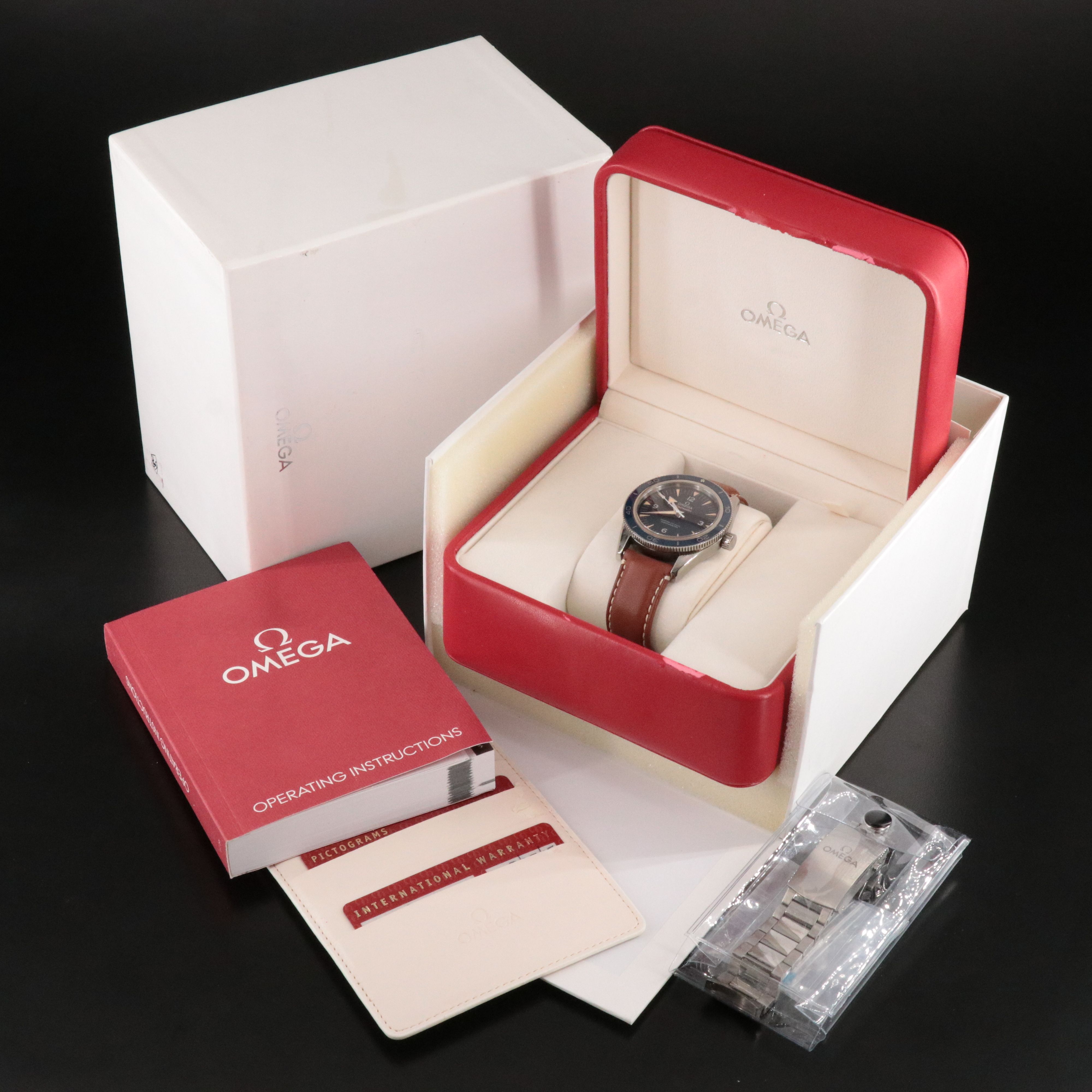 2014 Omega Seamaster 300m Titanium Automatic Watch