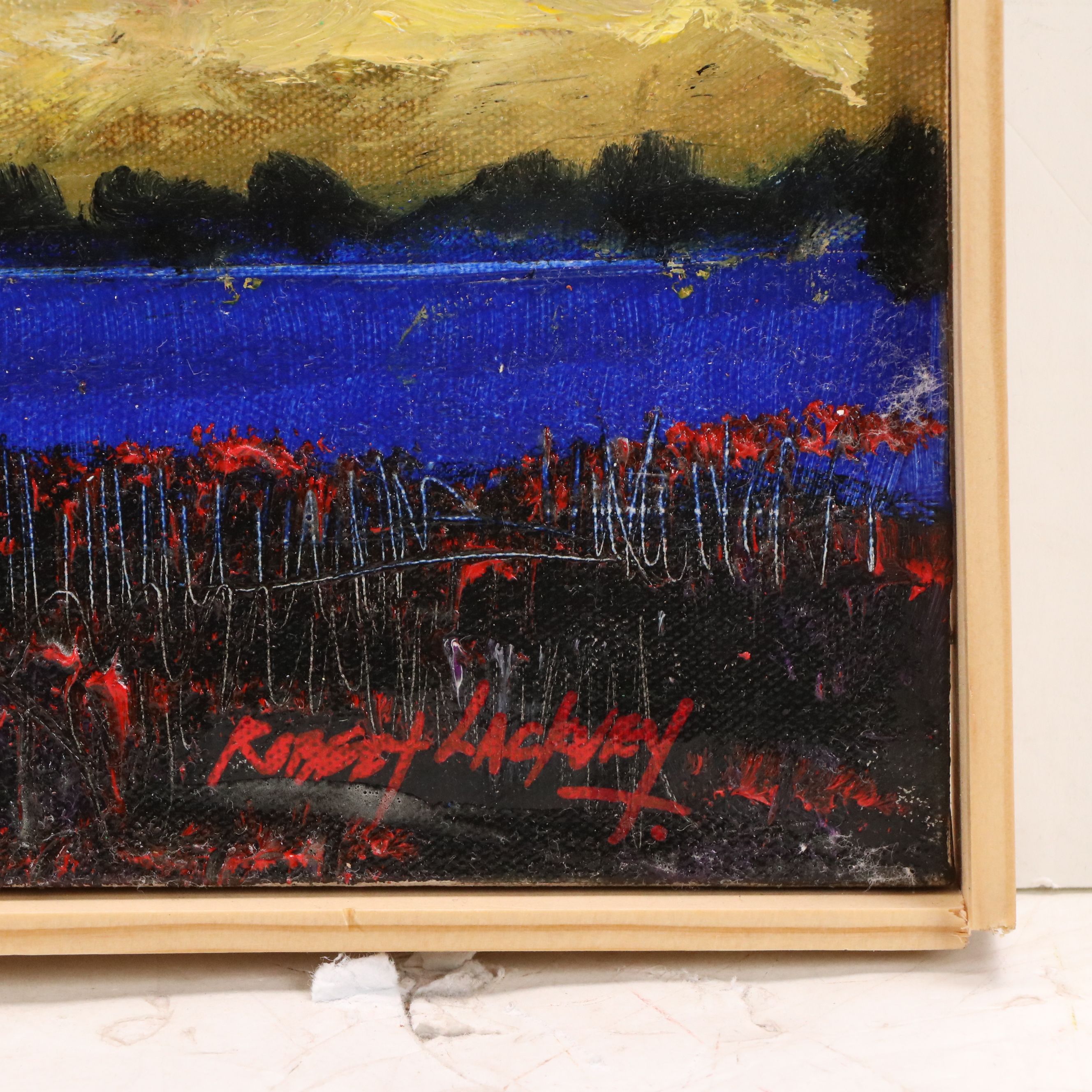 Robert Lackney Acrylic Painting "Throne of God," 21st Century