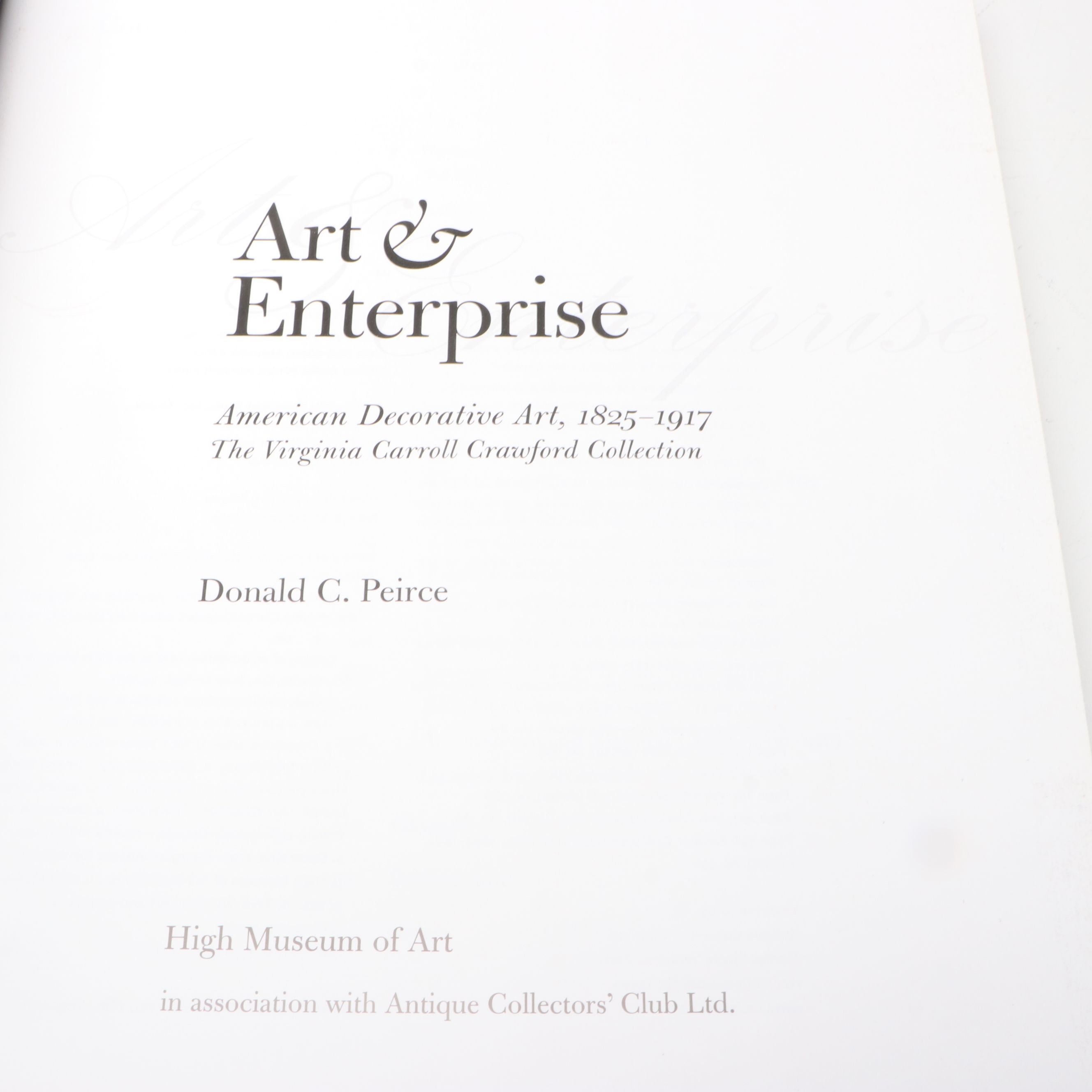 "Art and Enterprise: American Decorative Art, 1825–1917" and More Art Books