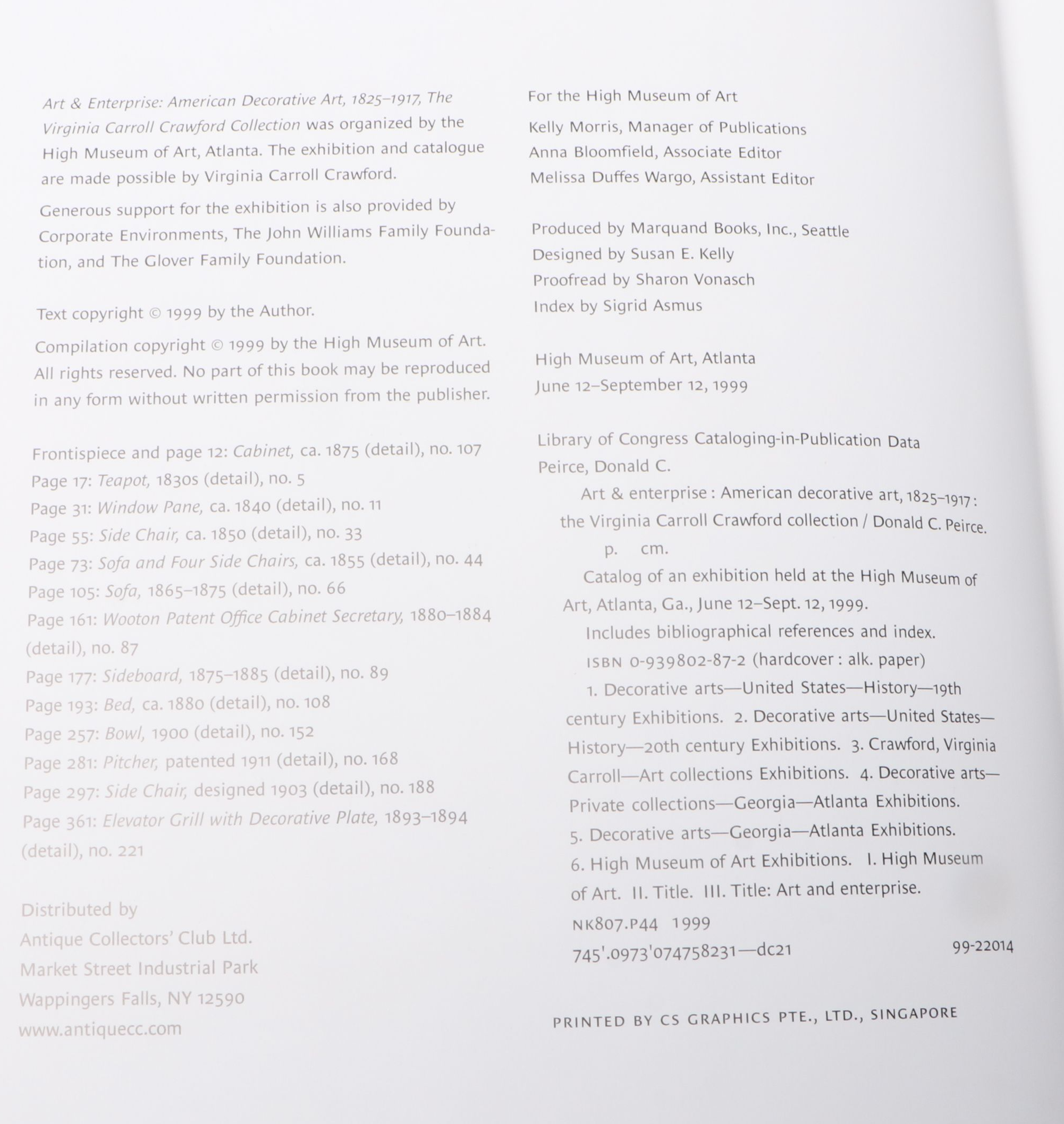 "Art and Enterprise: American Decorative Art, 1825–1917" and More Art Books