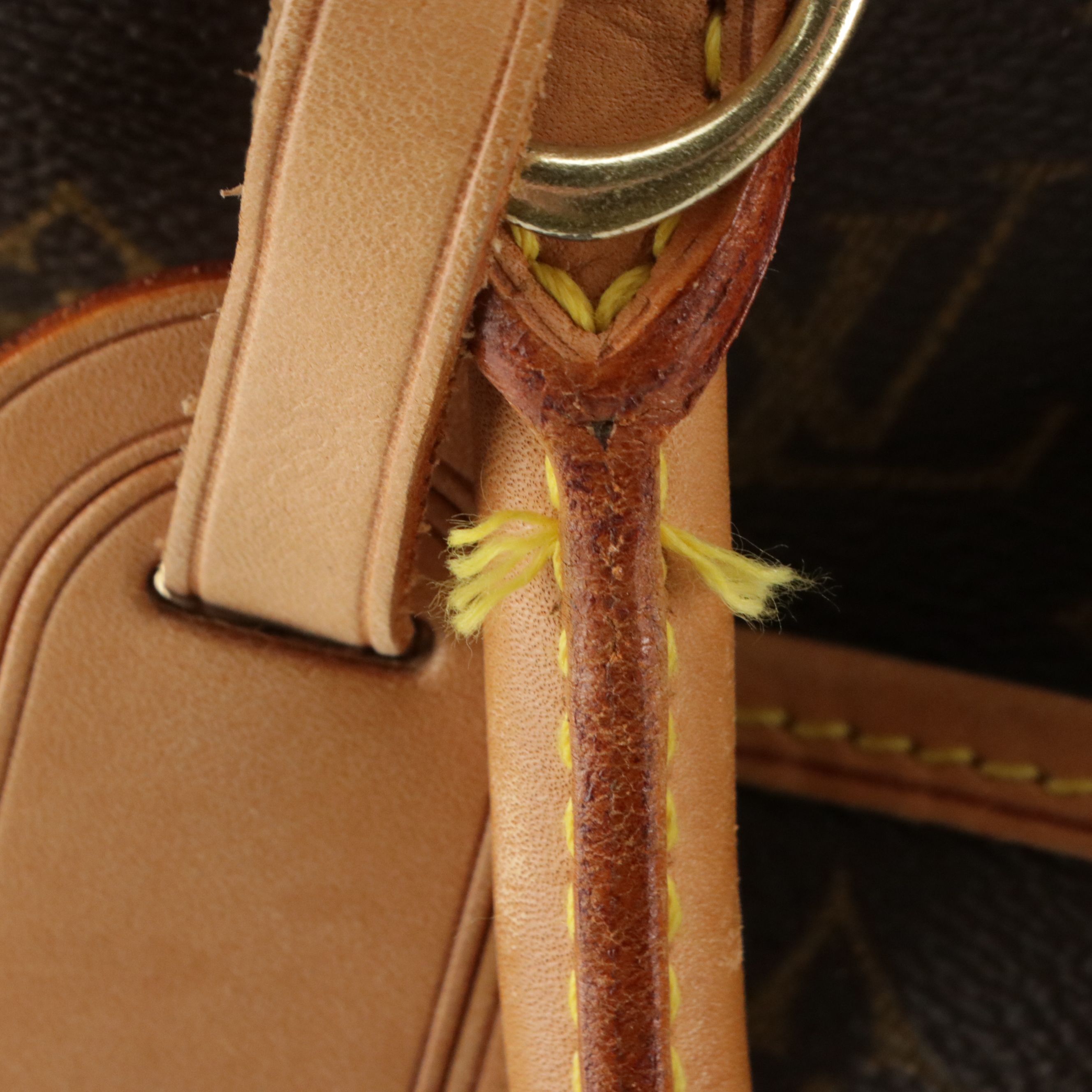 Louis Vuitton Deauville Handbag in Monogram Canvas and Vachetta Leather