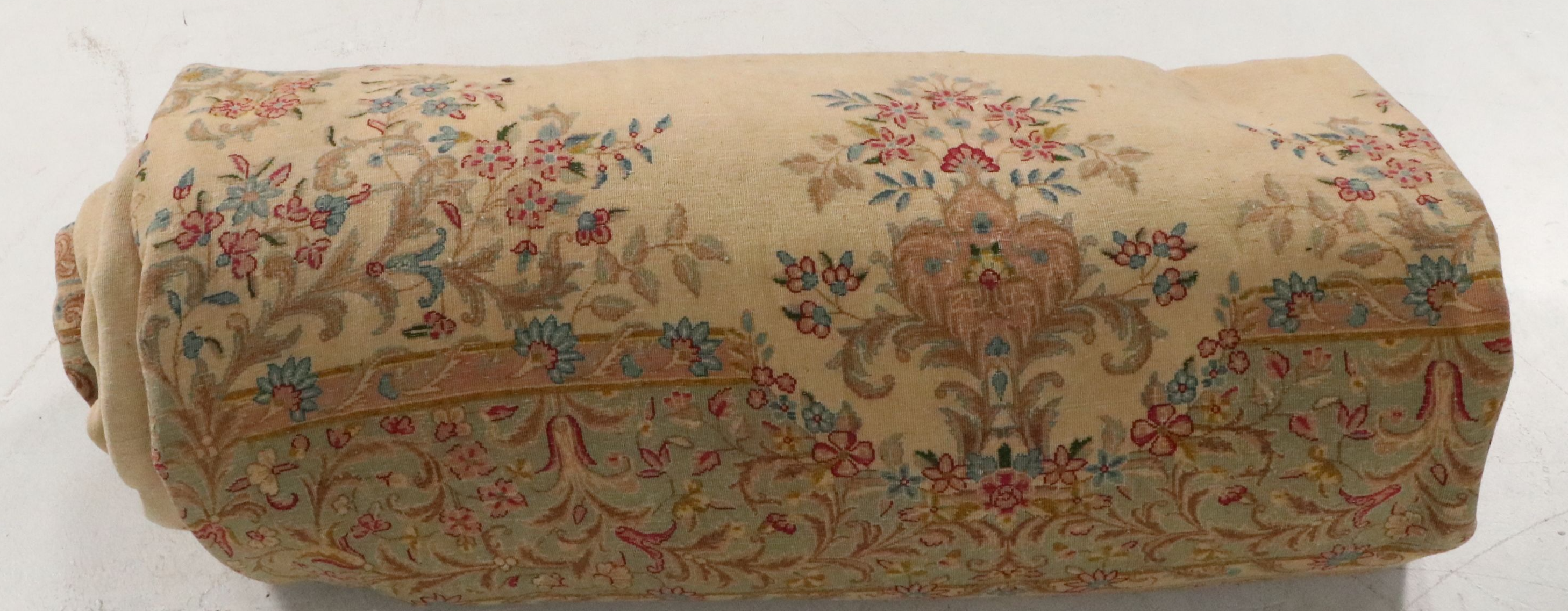 10'10 x 16'6 Hand-Knotted Persian Kerman Room Sized Rug