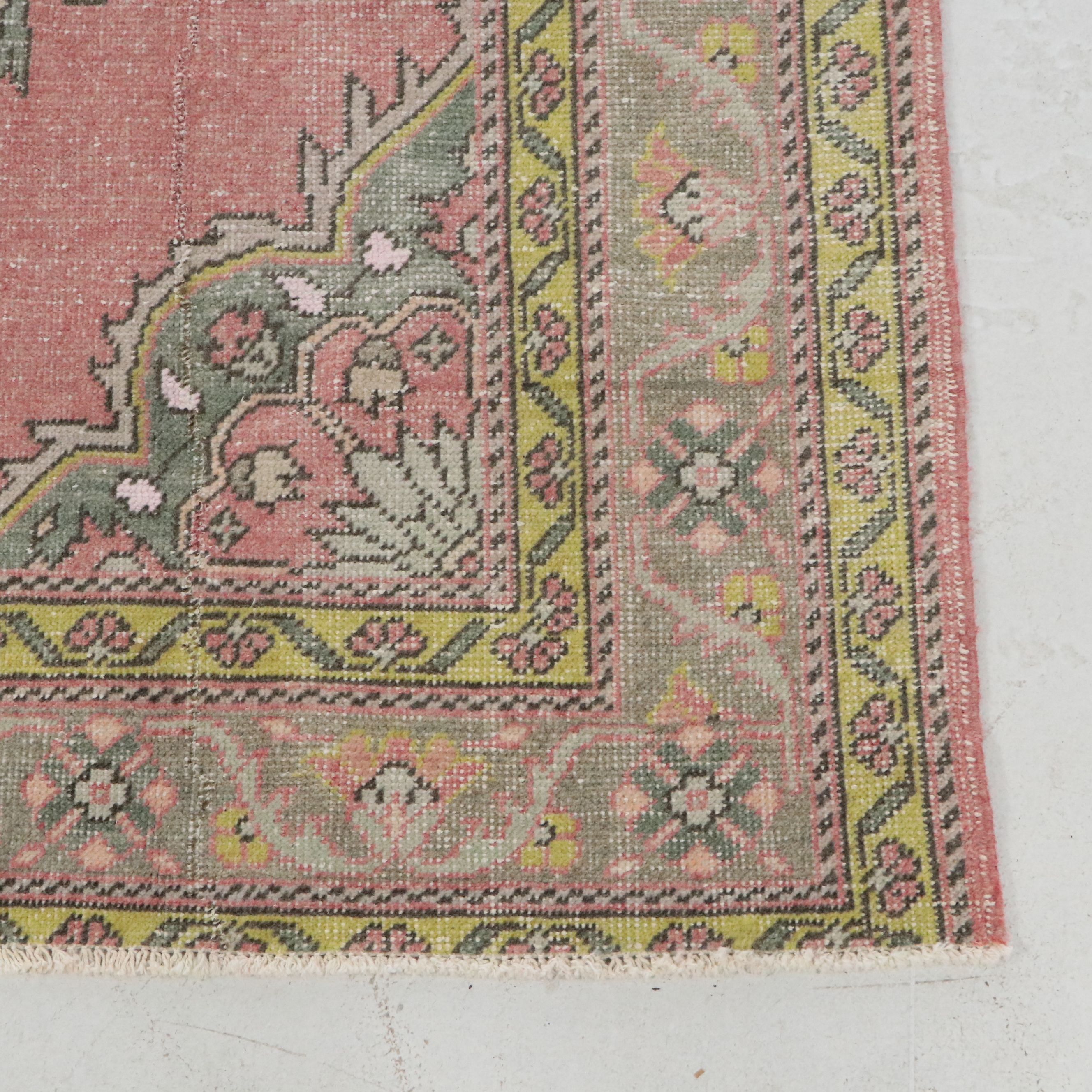 4'7 x 11' Hand-Knotted Turkish Oushak Long Rug