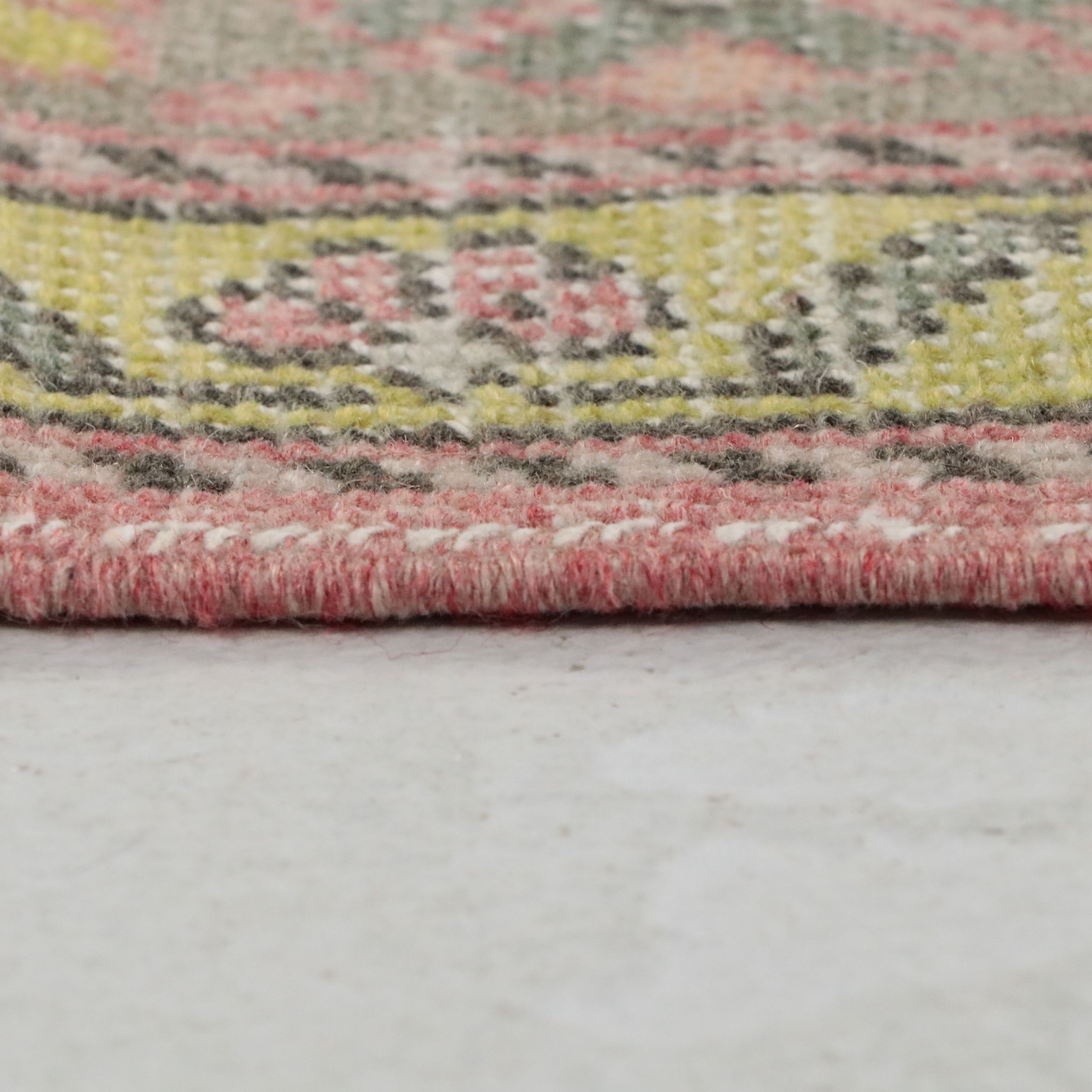 4'7 x 11' Hand-Knotted Turkish Oushak Long Rug