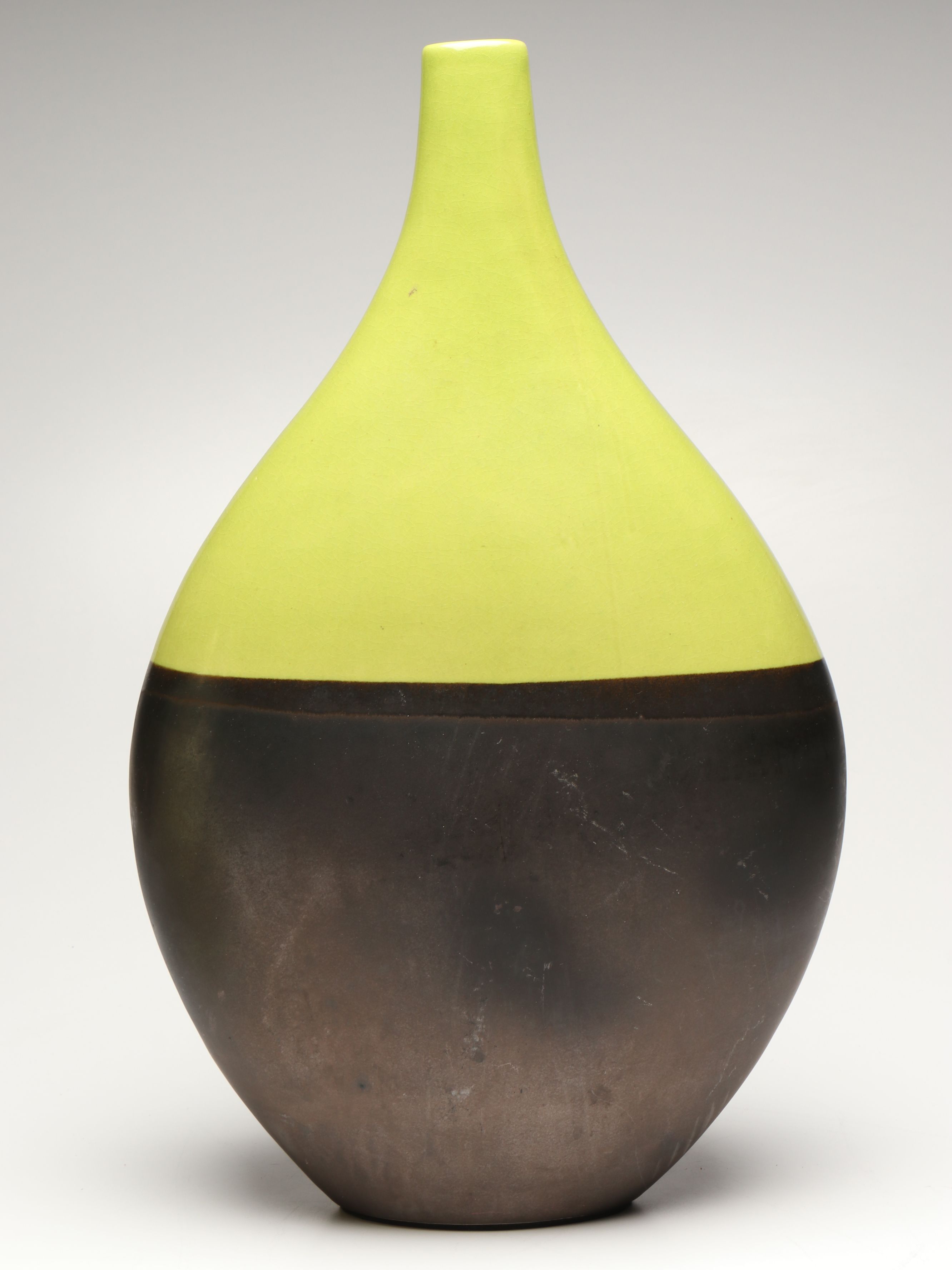 Contemporary Yellow Jar, Vase with Abstract Figure and More