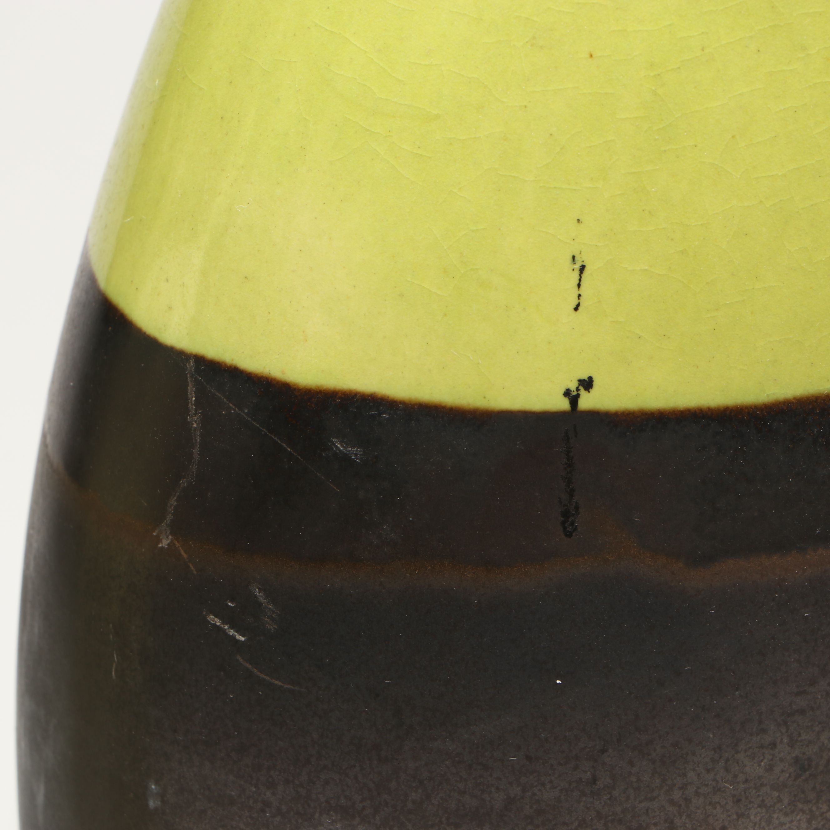 Contemporary Yellow Jar, Vase with Abstract Figure and More