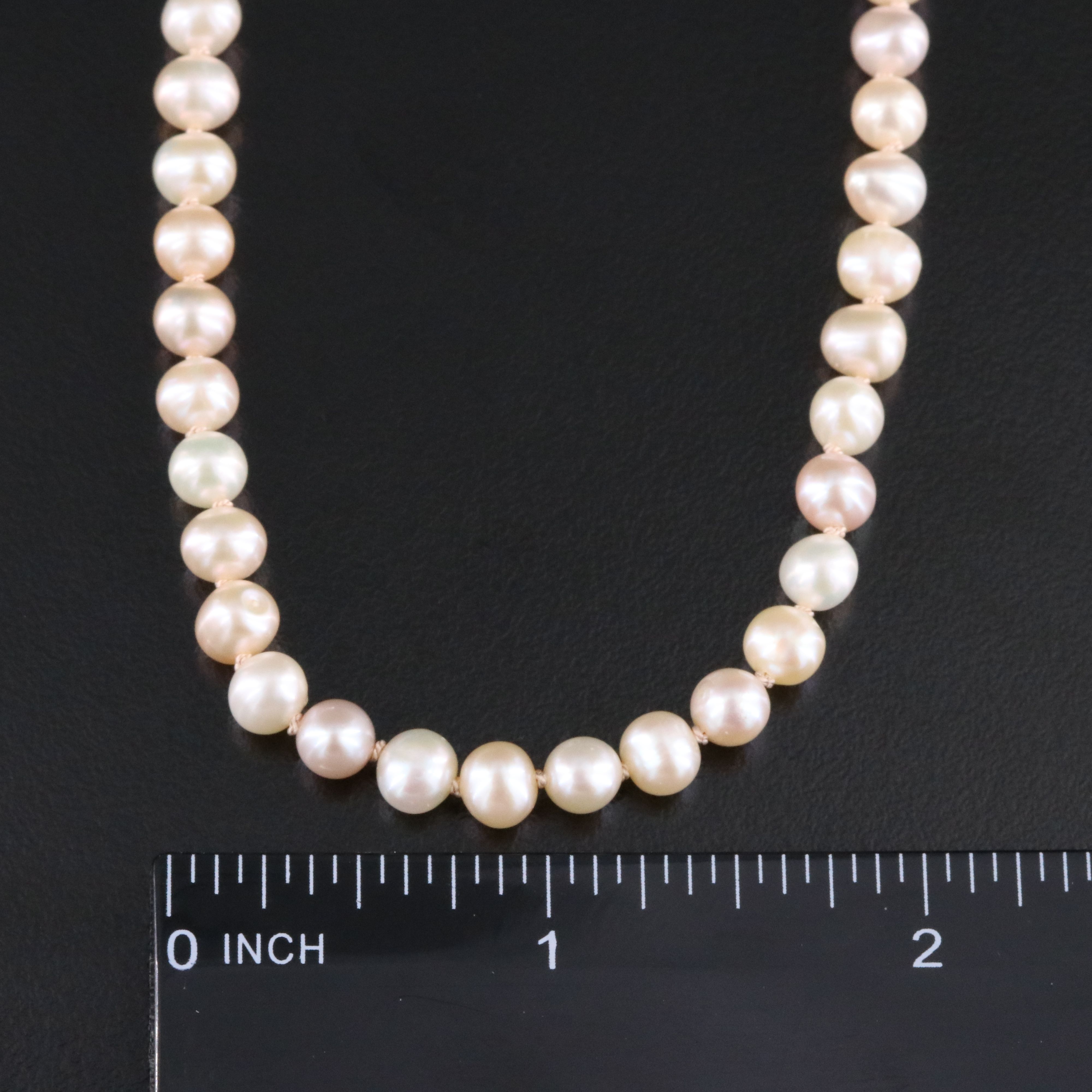 Pearl Necklace with 14K Clasp