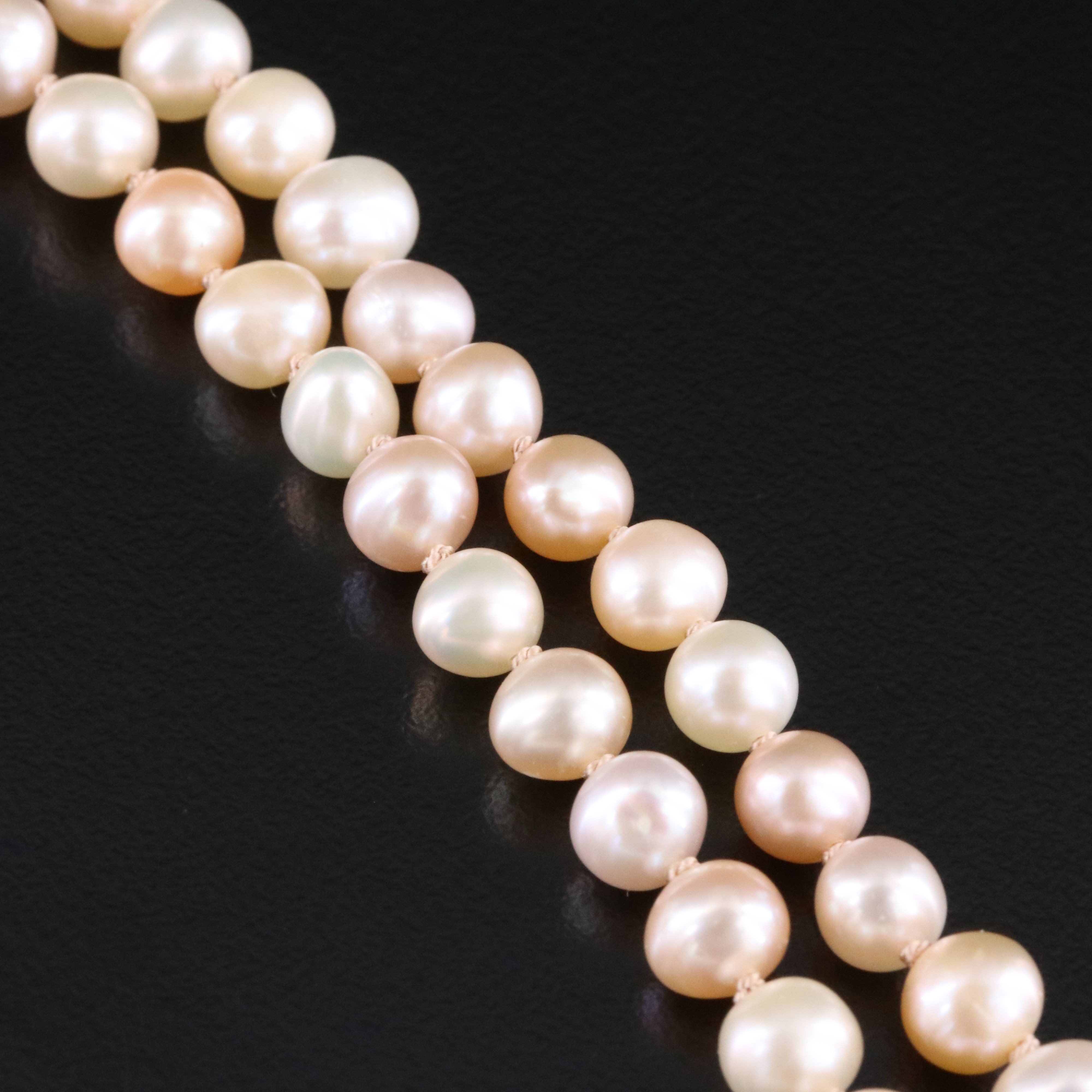 Pearl Necklace with 14K Clasp