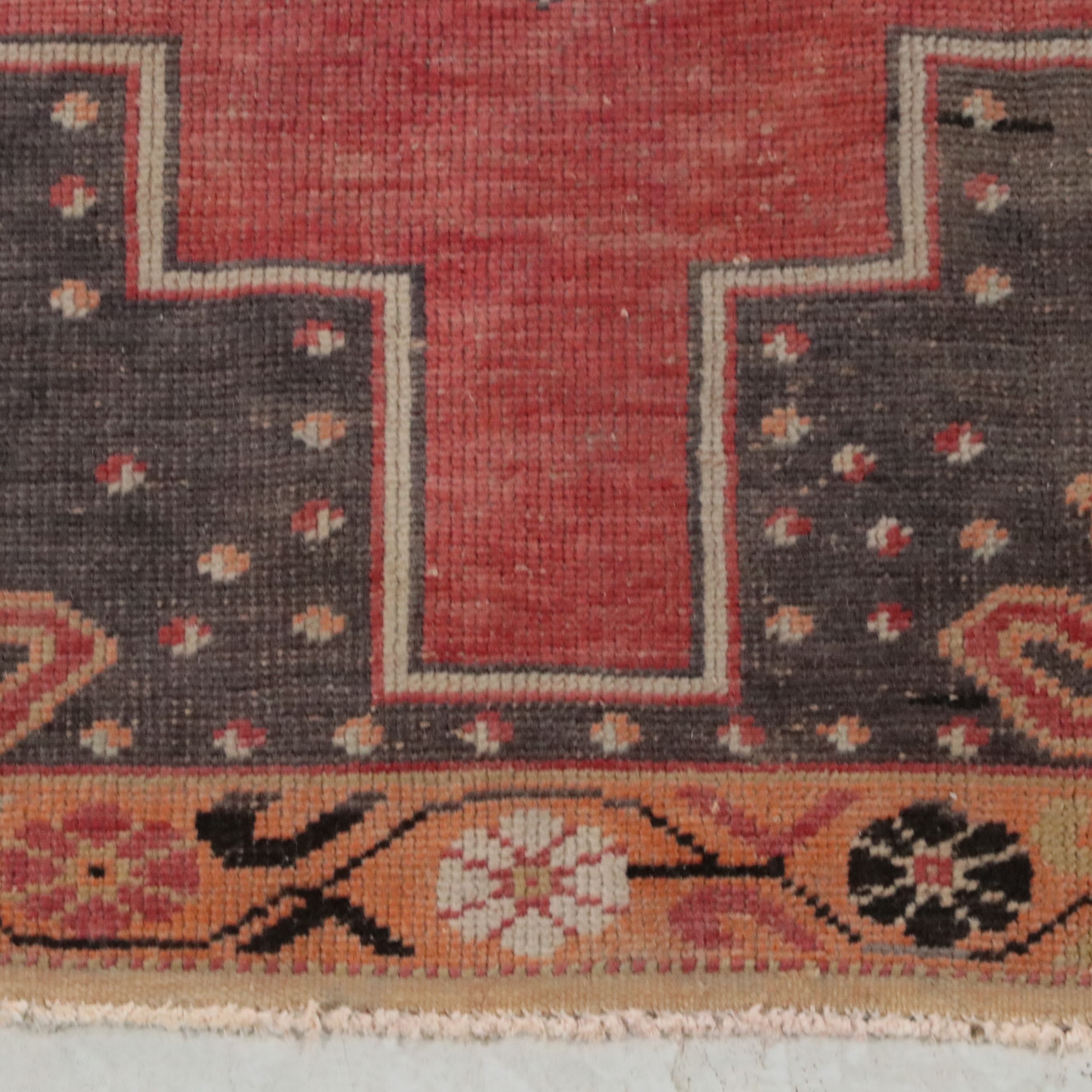 4'2 x 8'6 Hand-Knotted Turkish Village Area Rug