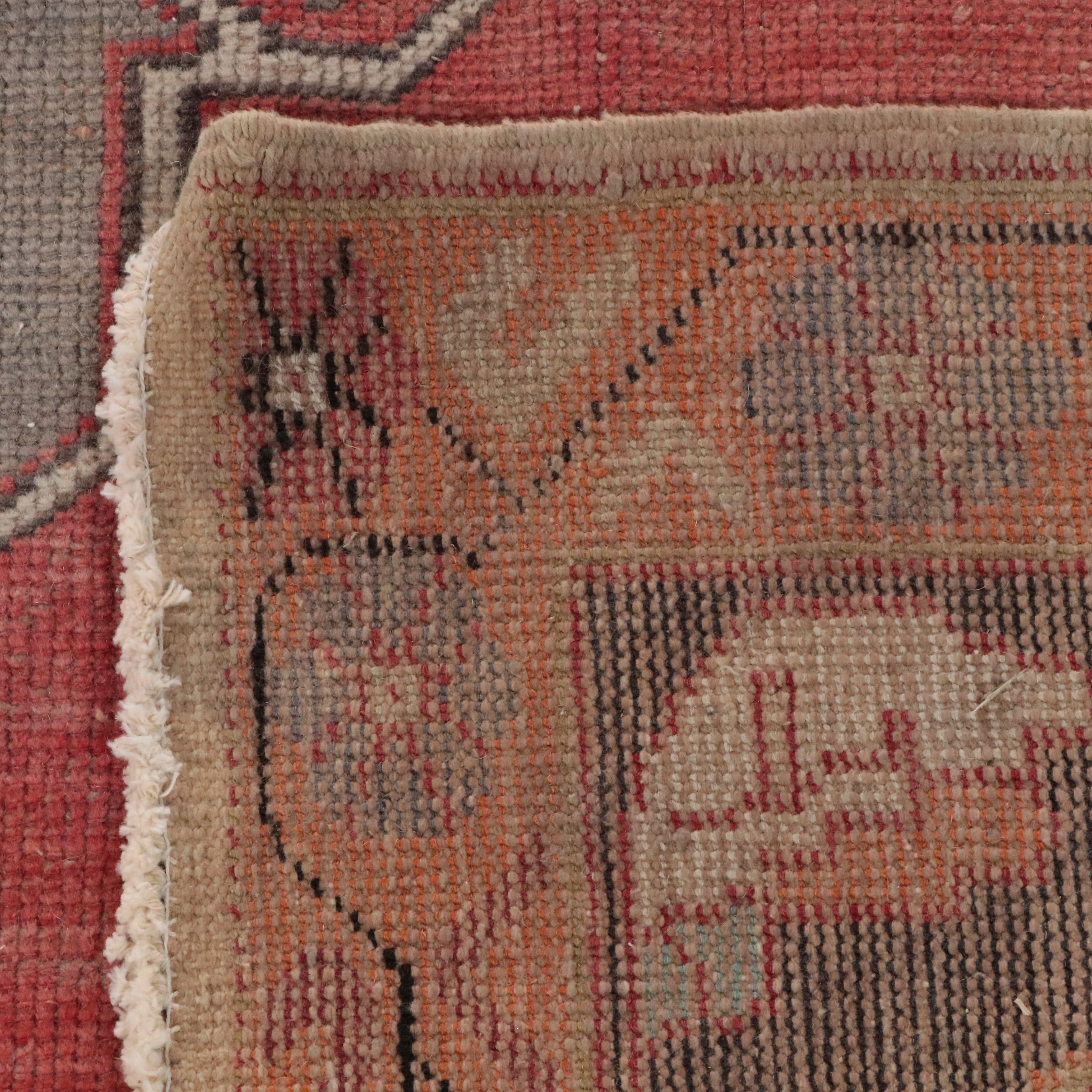 4'2 x 8'6 Hand-Knotted Turkish Village Area Rug