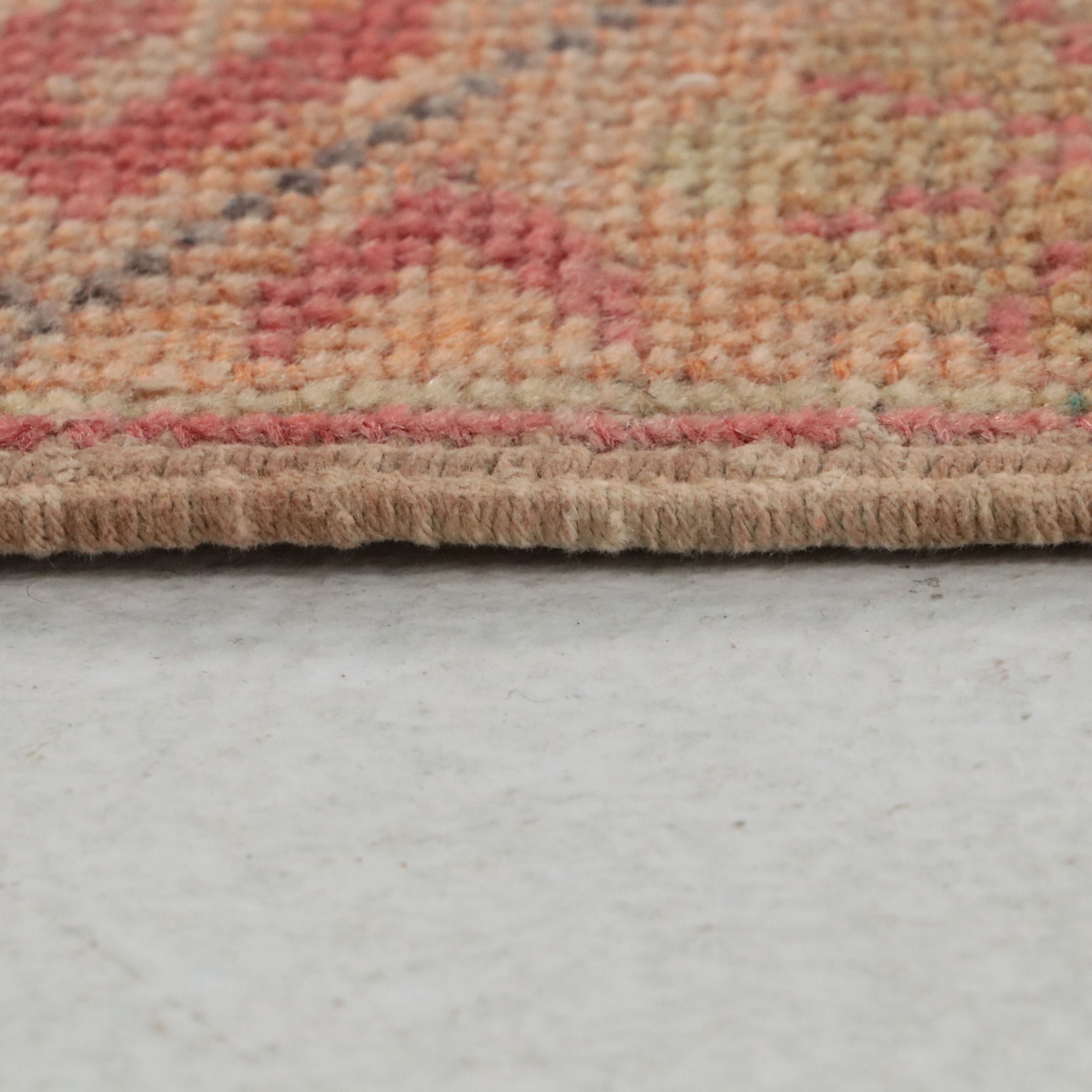 4'2 x 8'6 Hand-Knotted Turkish Village Area Rug