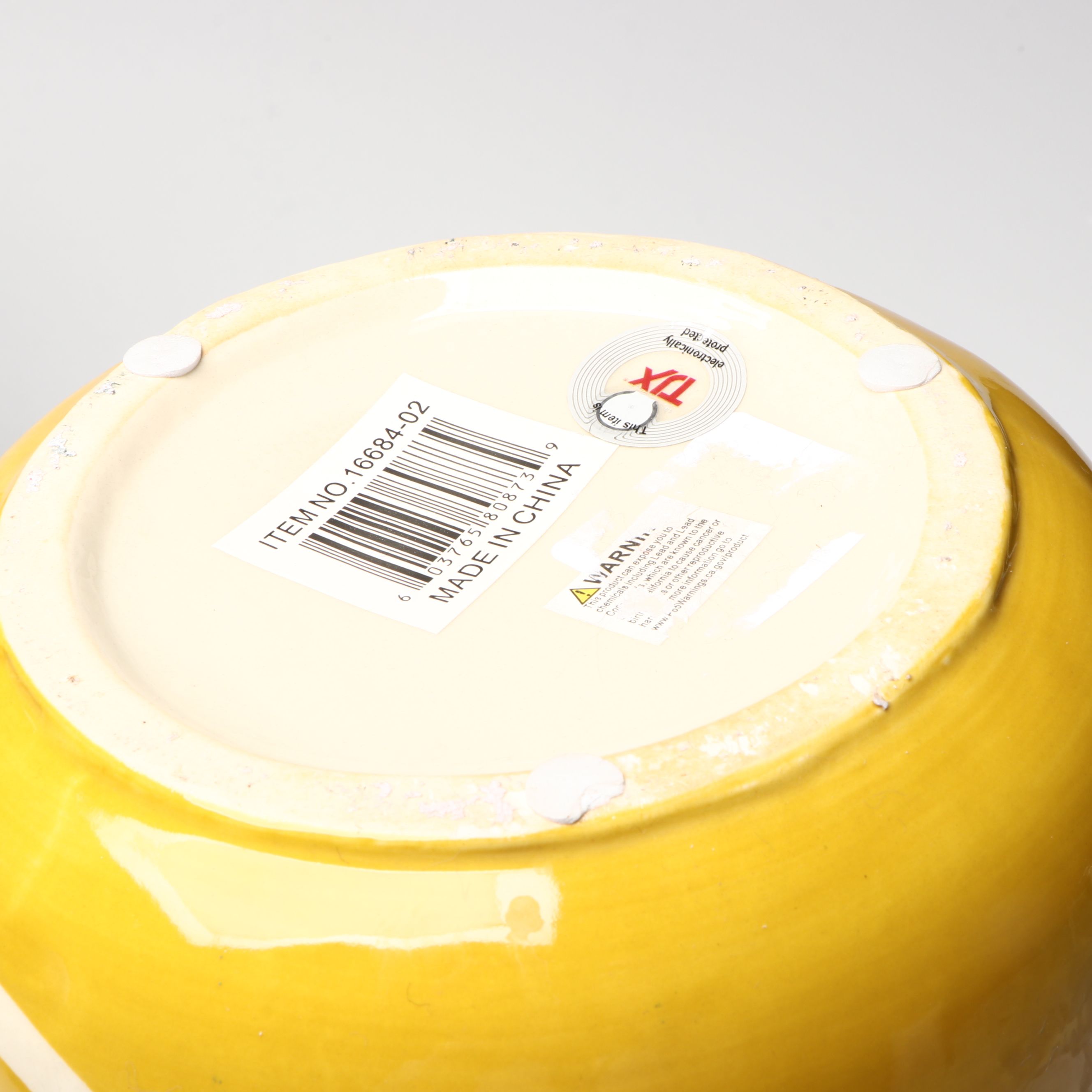 Contemporary Yellow Ceramic Vases