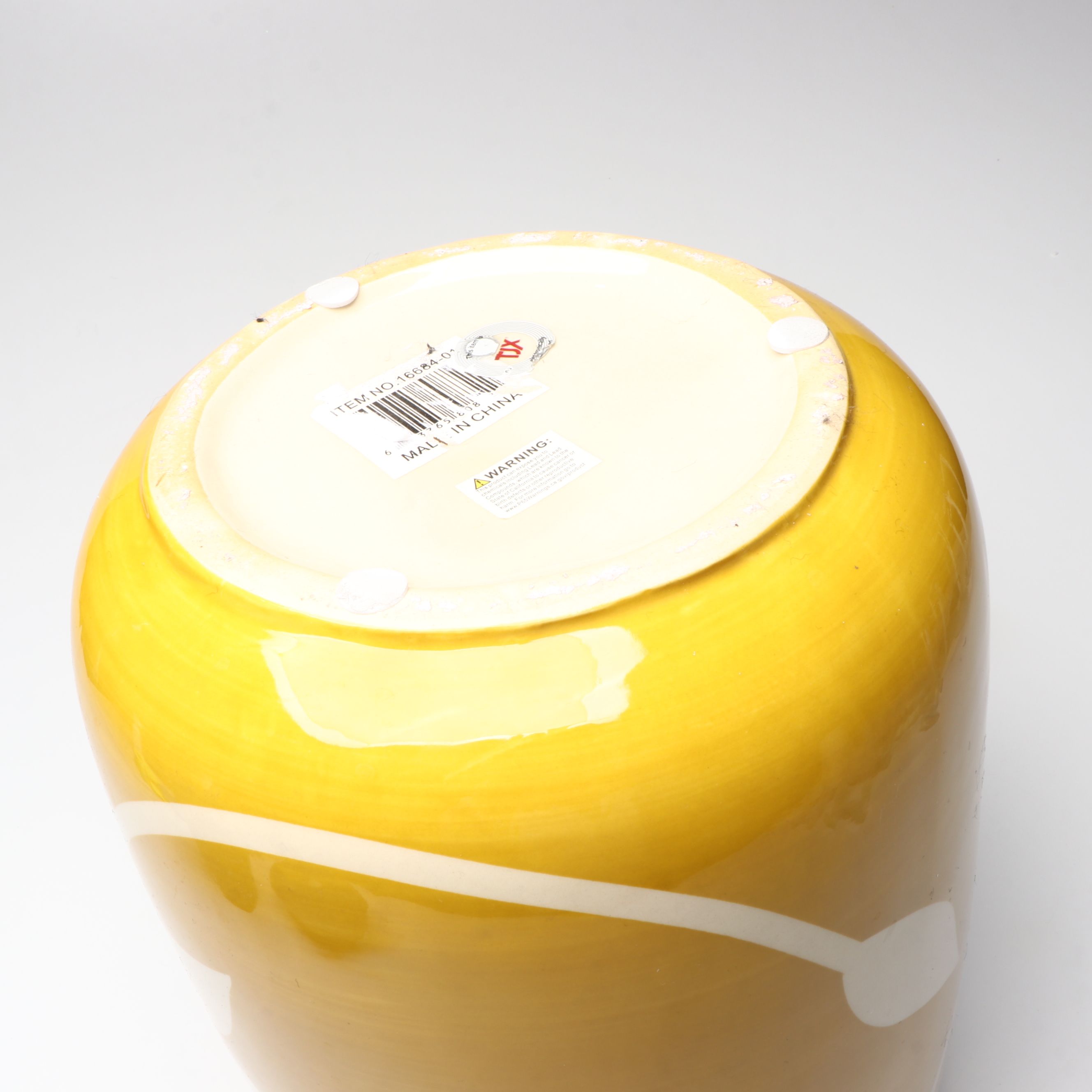 Contemporary Yellow Ceramic Vases