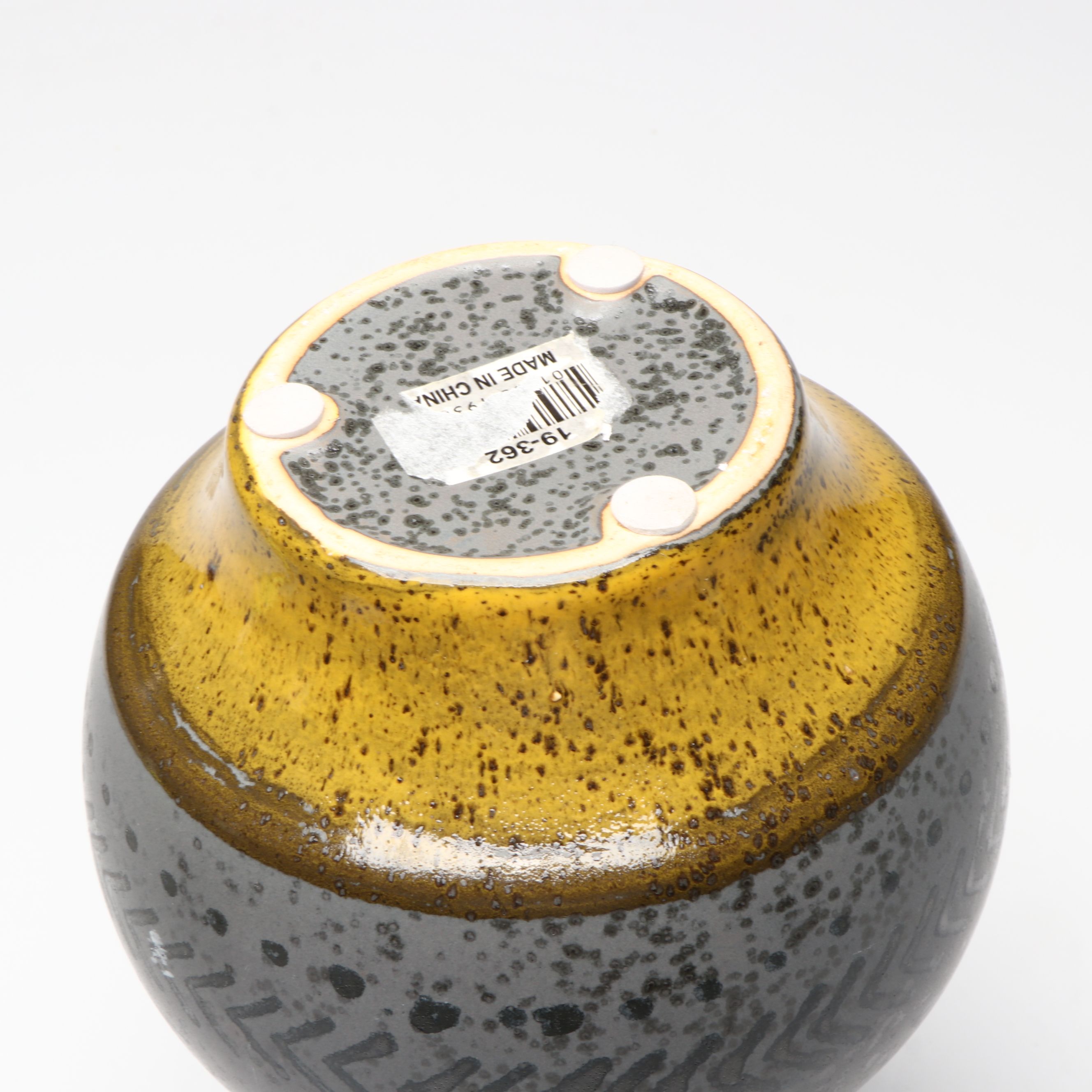 Contemporary Yellow Ceramic Vases