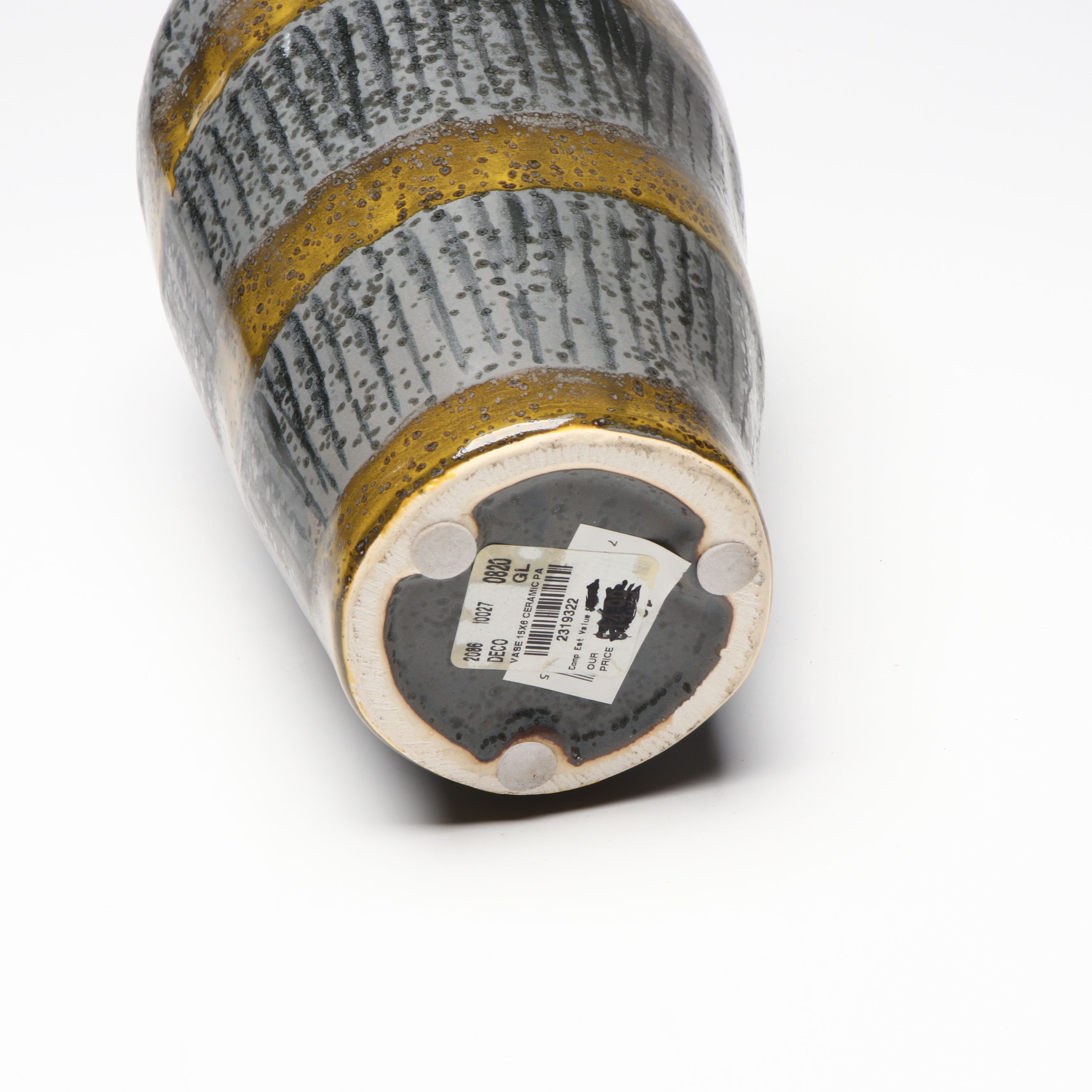 Contemporary Yellow Ceramic Vases