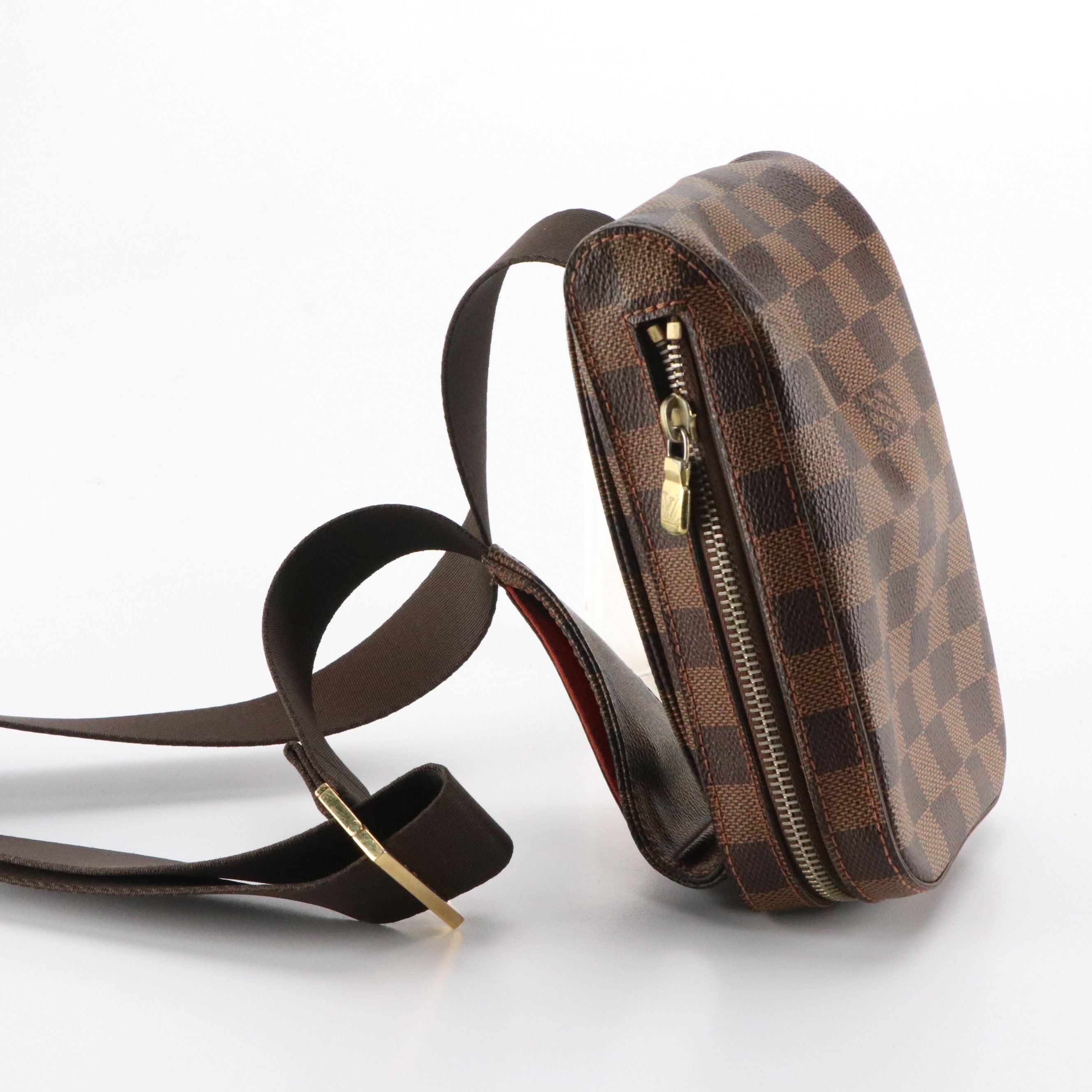 Louis Vuitton Geronimos Sling Bag in Damier Ebene Canvas