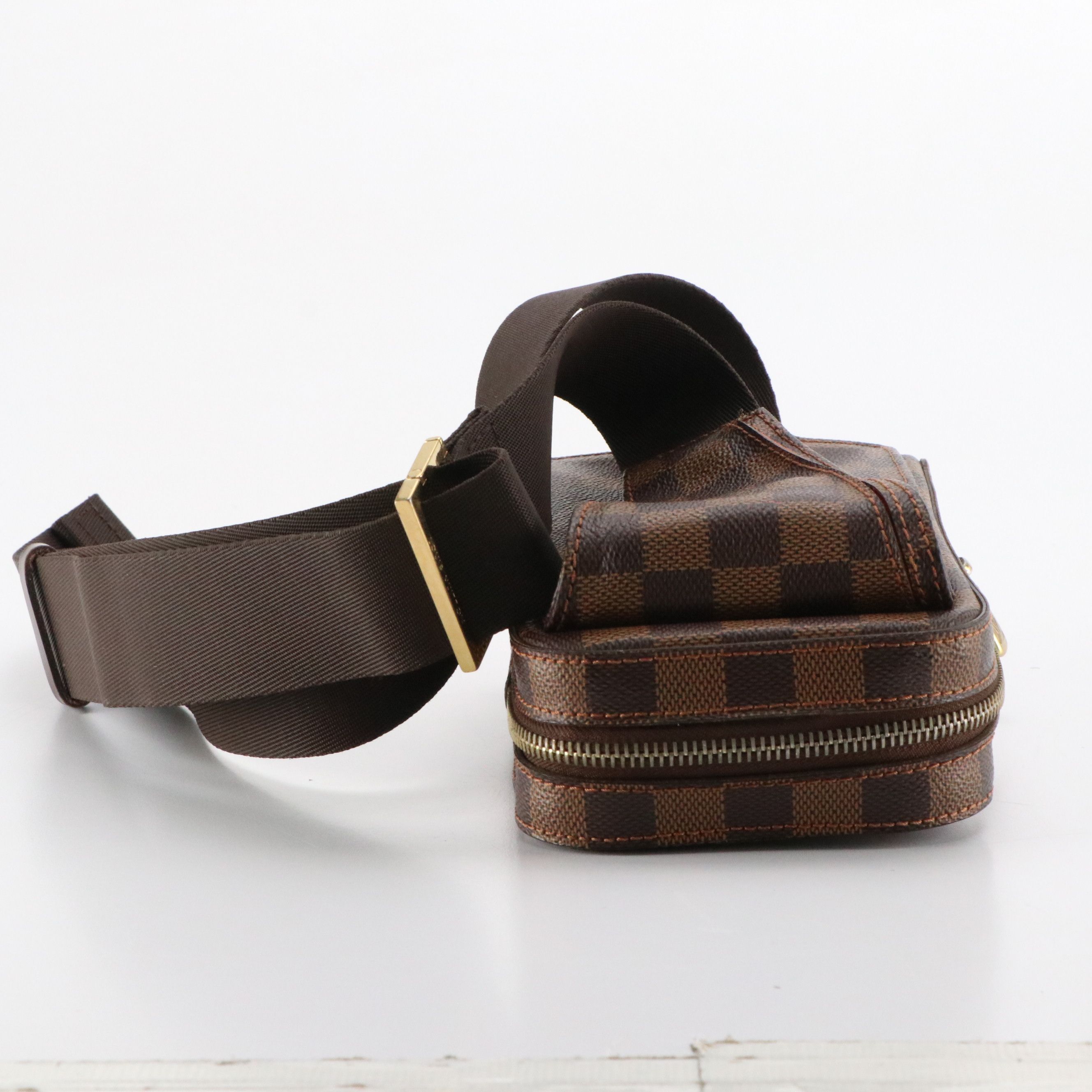 Louis Vuitton Geronimos Sling Bag in Damier Ebene Canvas