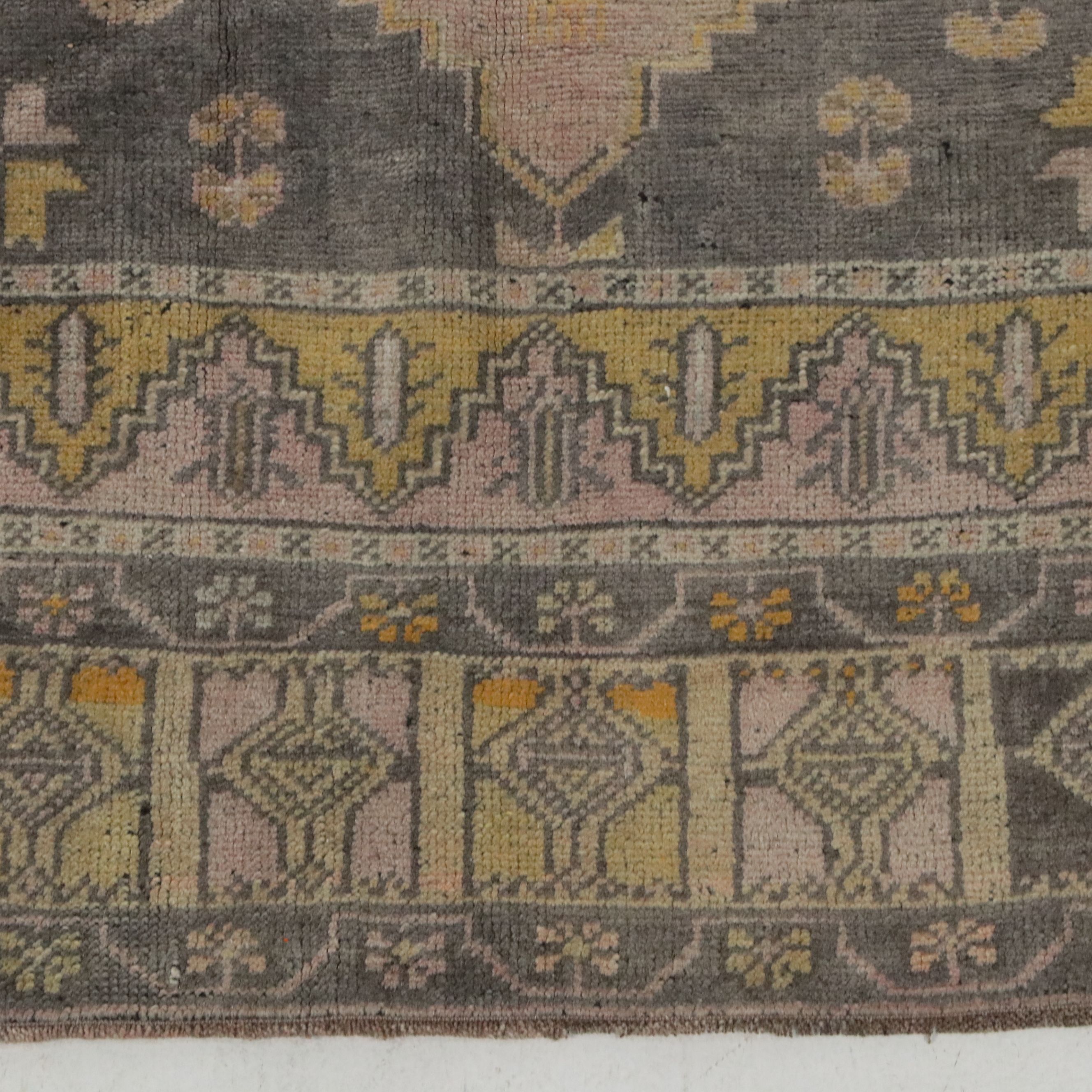 4'3 x 7'1 Hand-Knotted Turkish Anatolian Area Rug