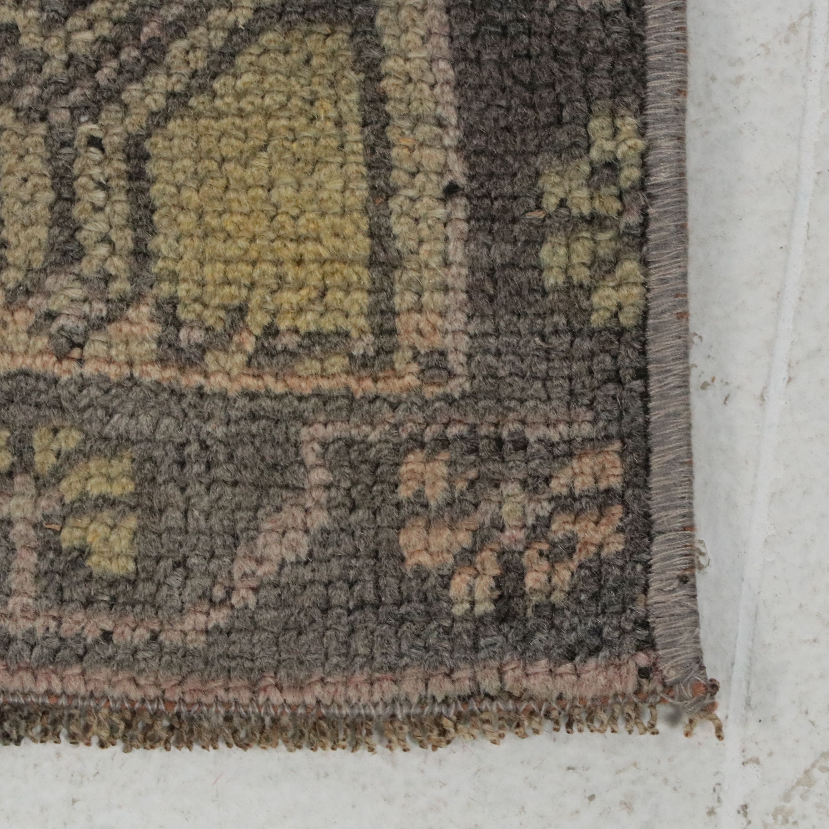 4'3 x 7'1 Hand-Knotted Turkish Anatolian Area Rug