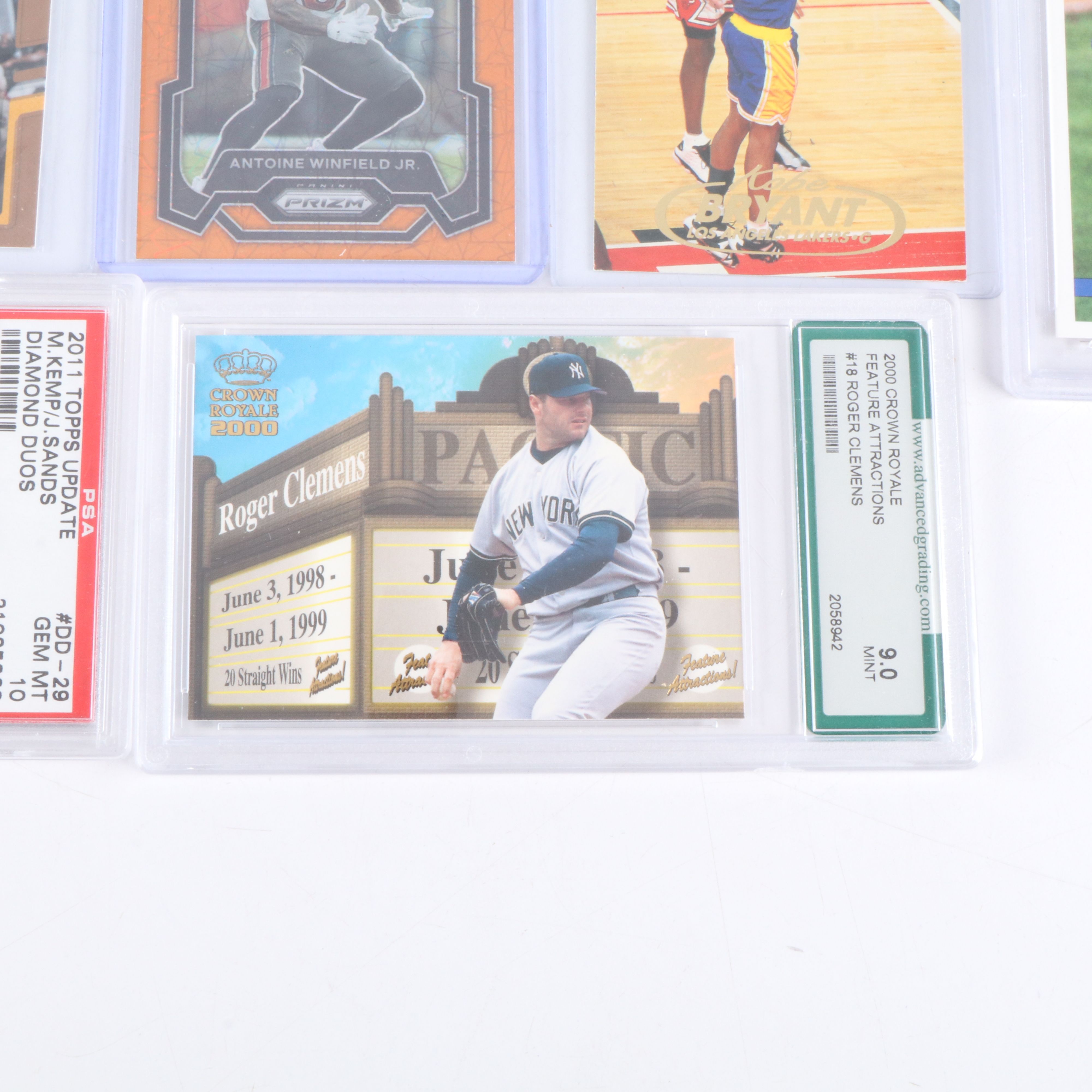 Approximately 500 Baseball, Basketball, Football Cards, Including Stars