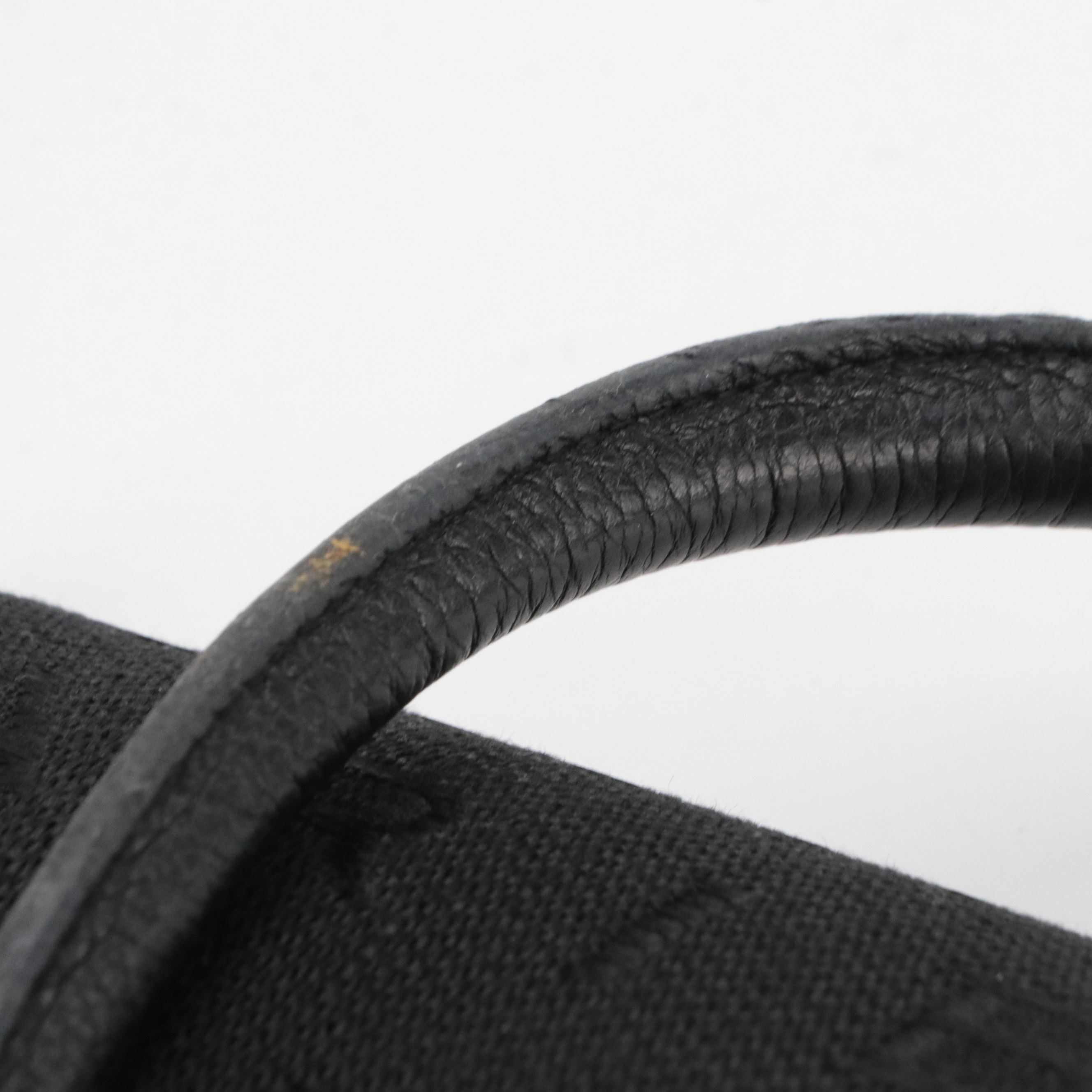 BVLGARI Small Logomania Jacquard Canvas Handbag with Leather Trim