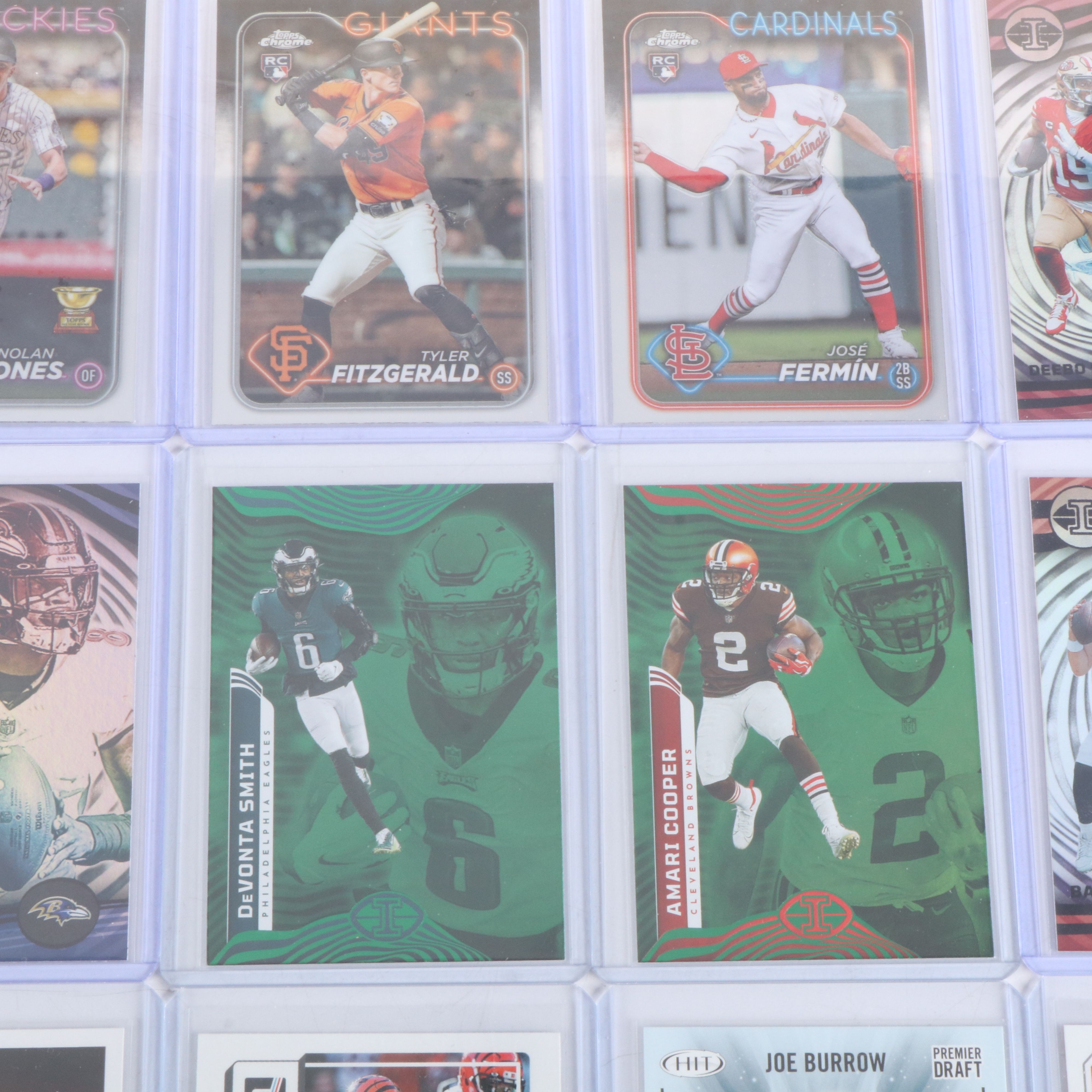 Collection of Approximately 1,400 Modern Football Cards, Joe Burrow
