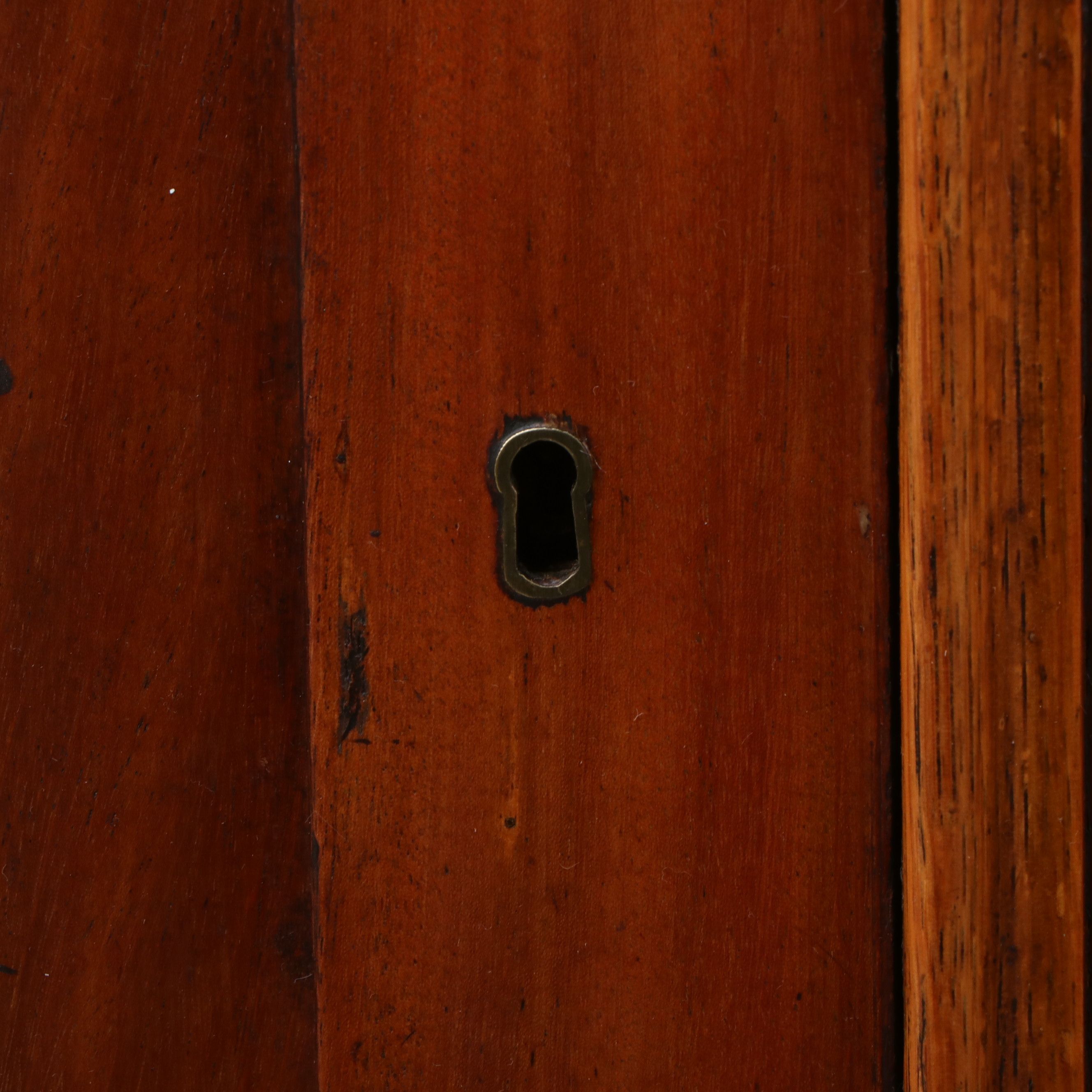 G. Steele English Regency Painted Dial Mahogany Longcase Clock, 19th Century