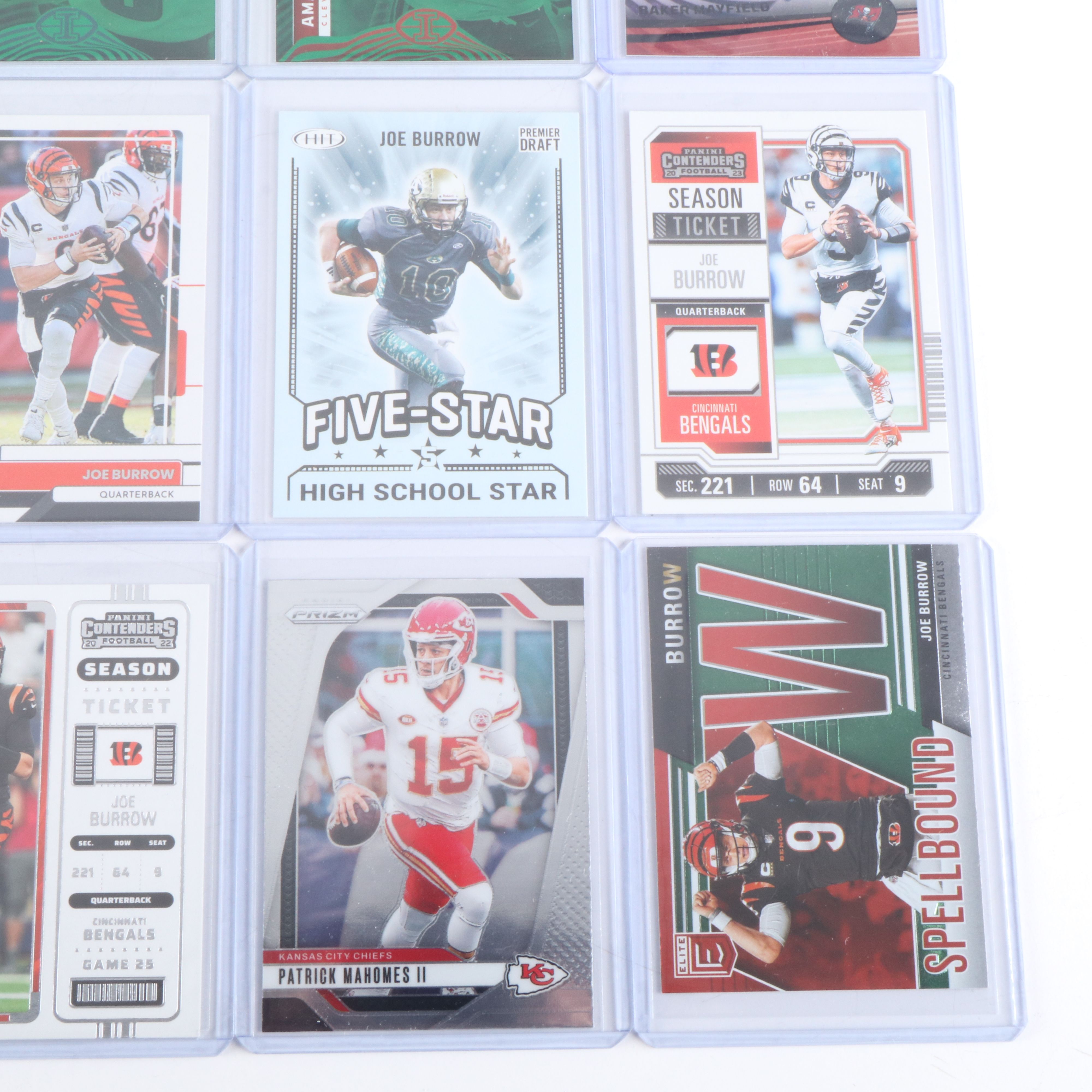 Collection of Approximately 1,400 Modern Football Cards, Joe Burrow
