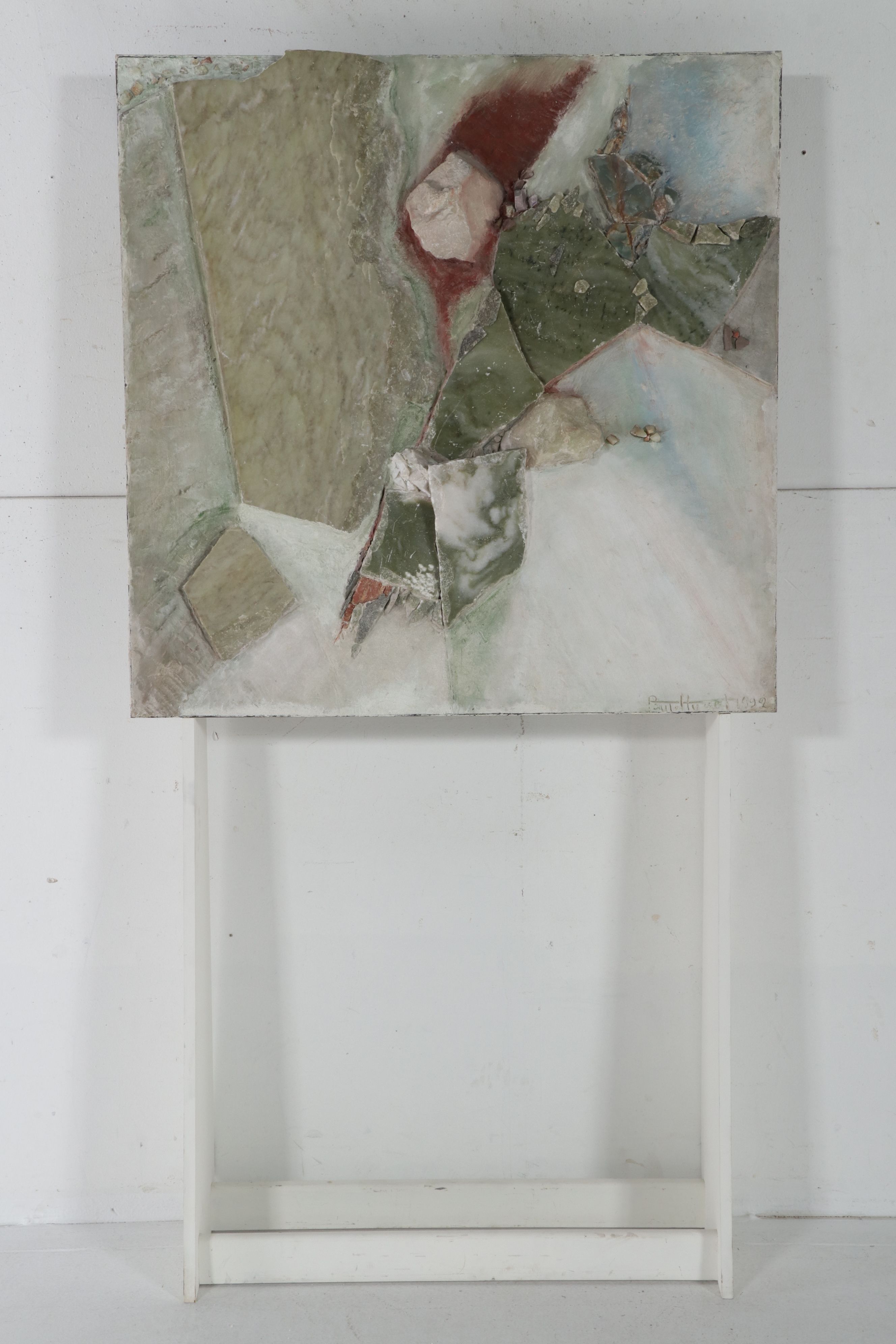 Paule Hugot Mixed Media Art "Nil," 1992