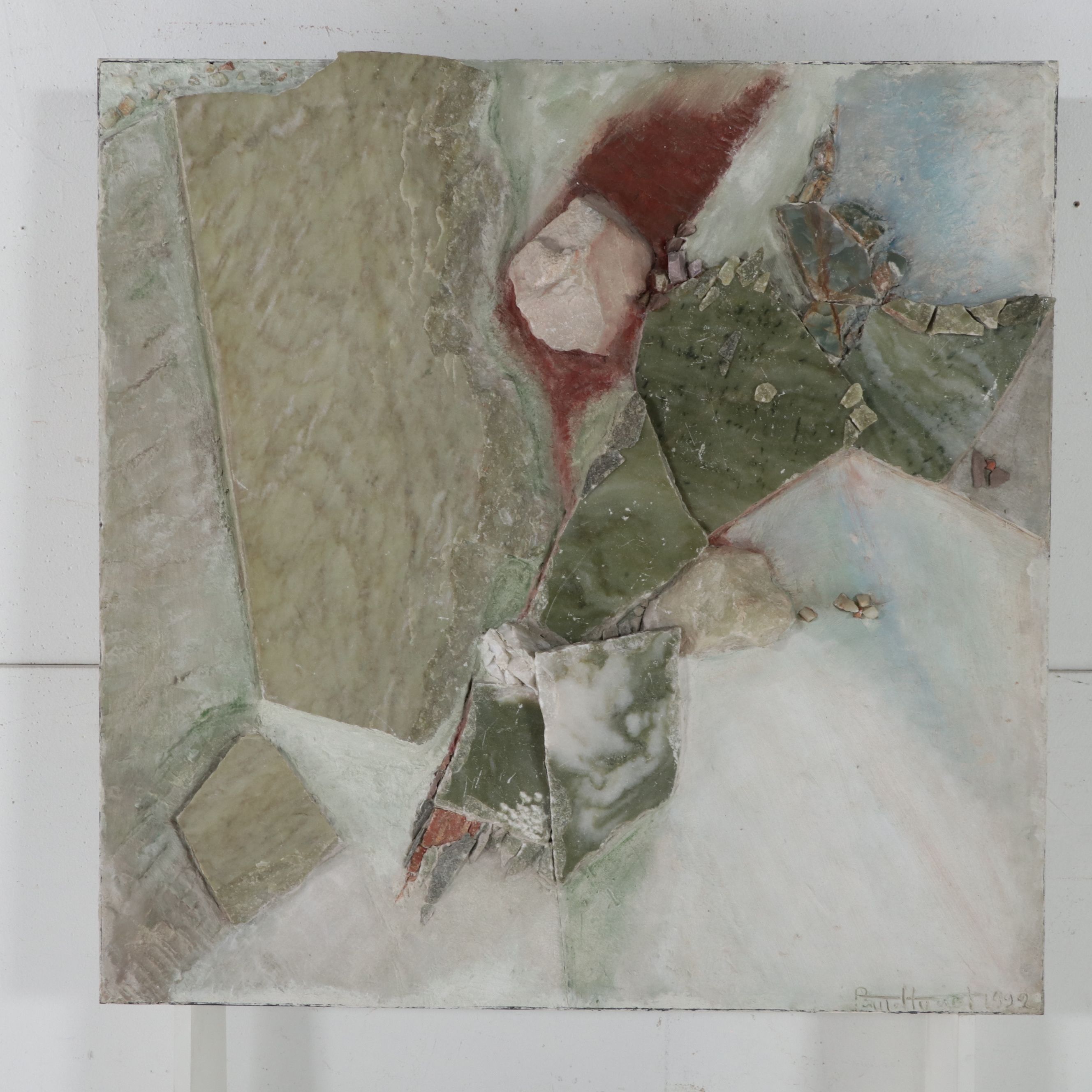 Paule Hugot Mixed Media Art "Nil," 1992