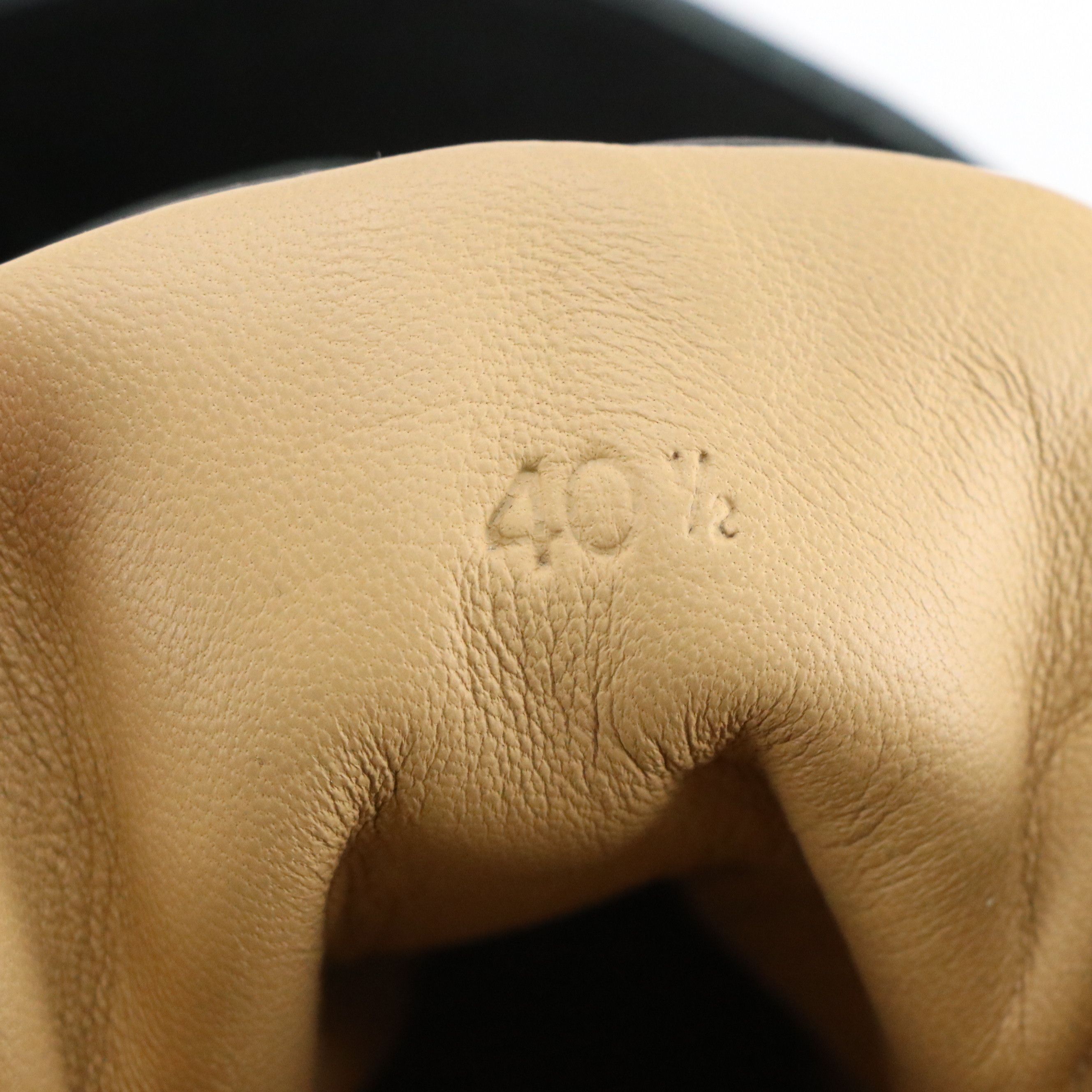 Men's Hermès Black Leather Lace-Up and Velcro Strap Jackson Sneakers