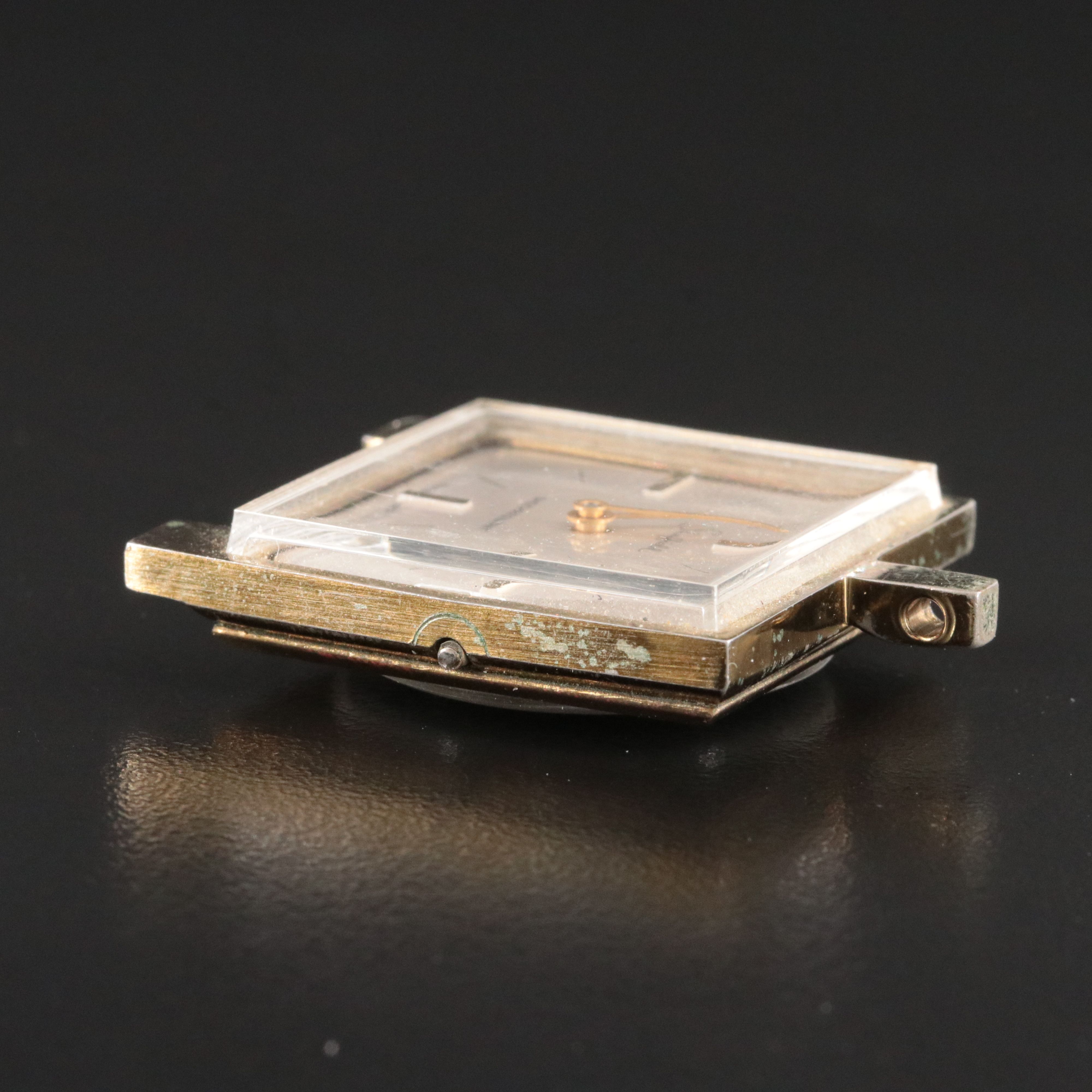 Sheffield Swiss Stem Wind Travel Clock with Exhibition Case Back