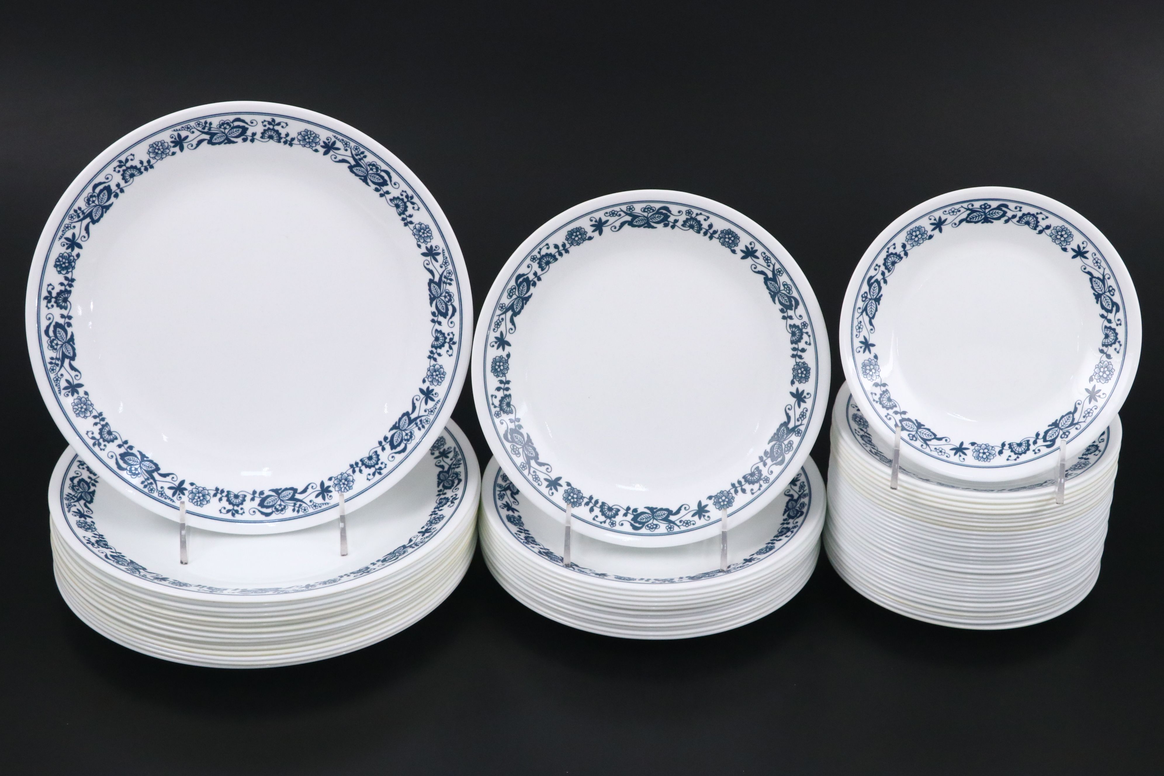 Corning Corelle "Old Town Blue" Vitrelle Glass Dinnerware