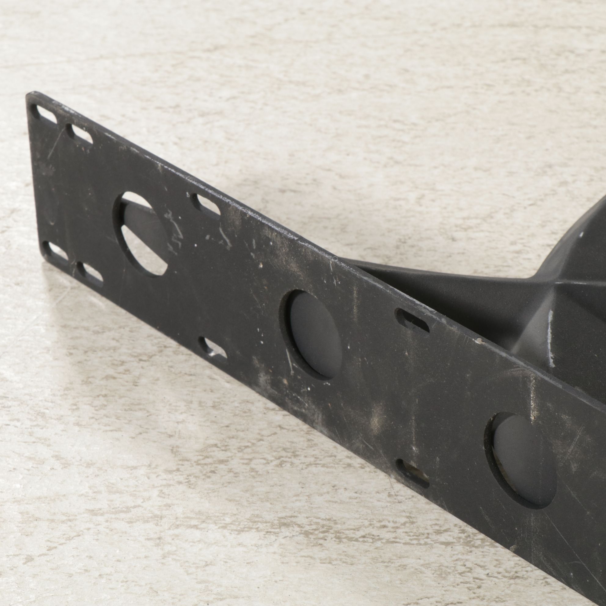 Postmodern Dining Table with Recovered Hardwood Industrial Tabletop