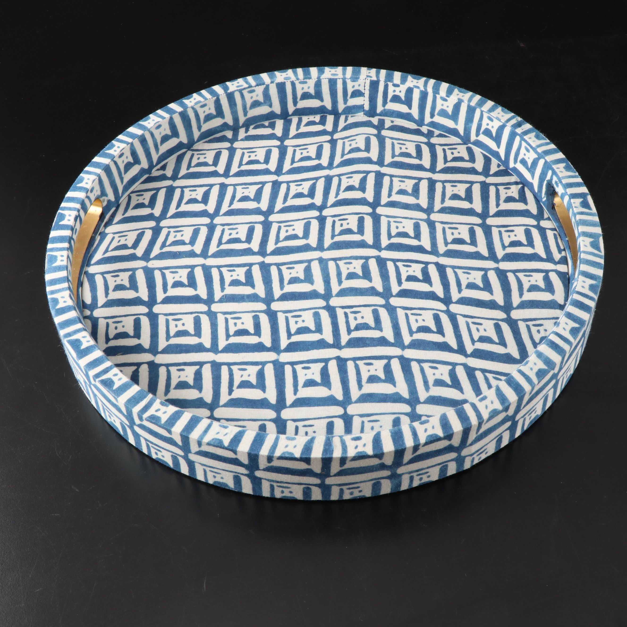 At Home Alabaster Tray with Other Contemporary Table Accessories