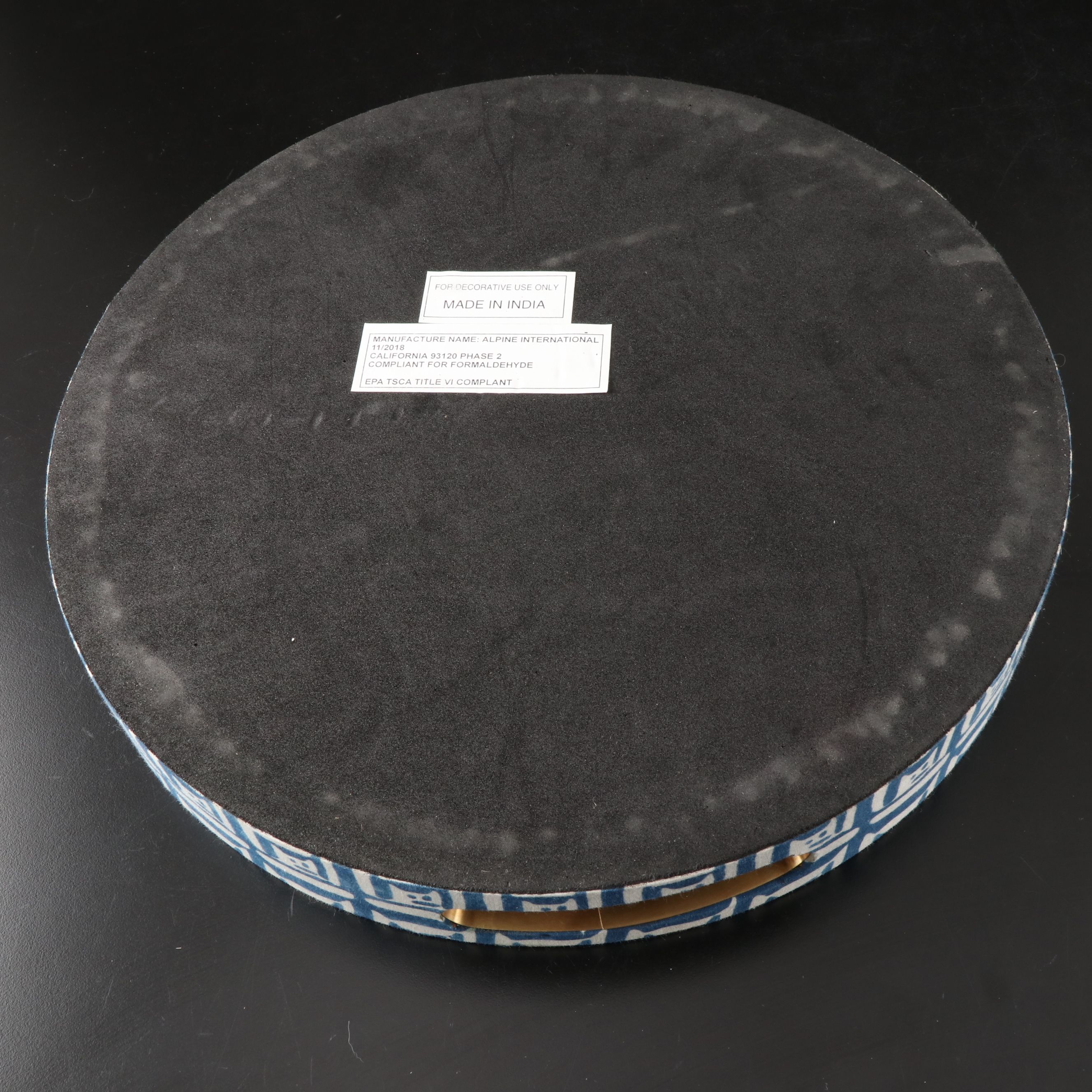 At Home Alabaster Tray with Other Contemporary Table Accessories