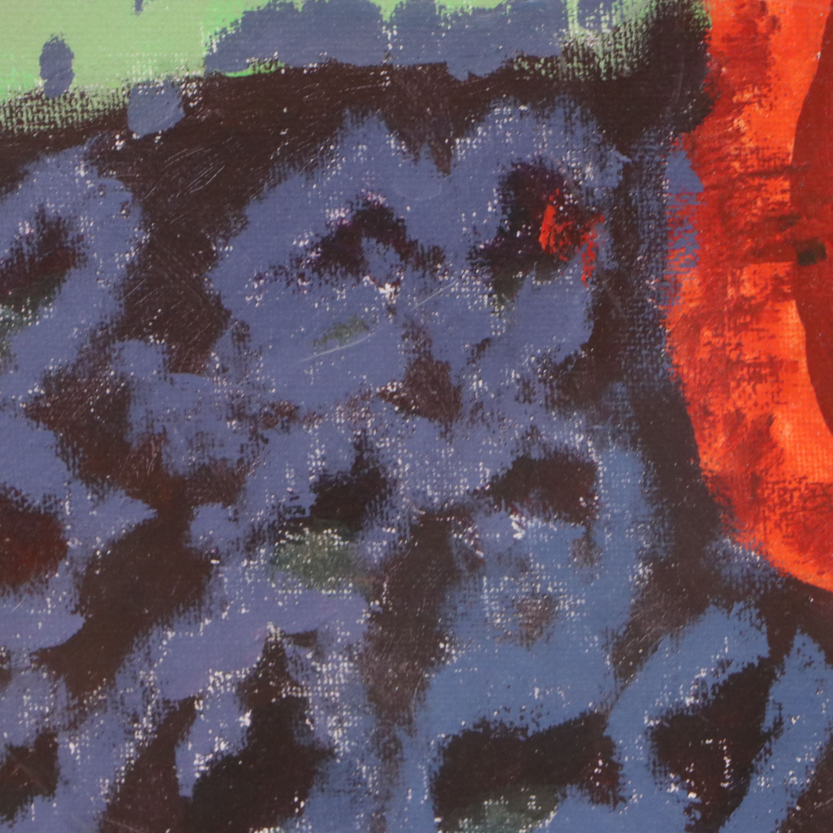 Willie Stokes Oil Painting "Nude With Yellow Hair," Late 20th Century