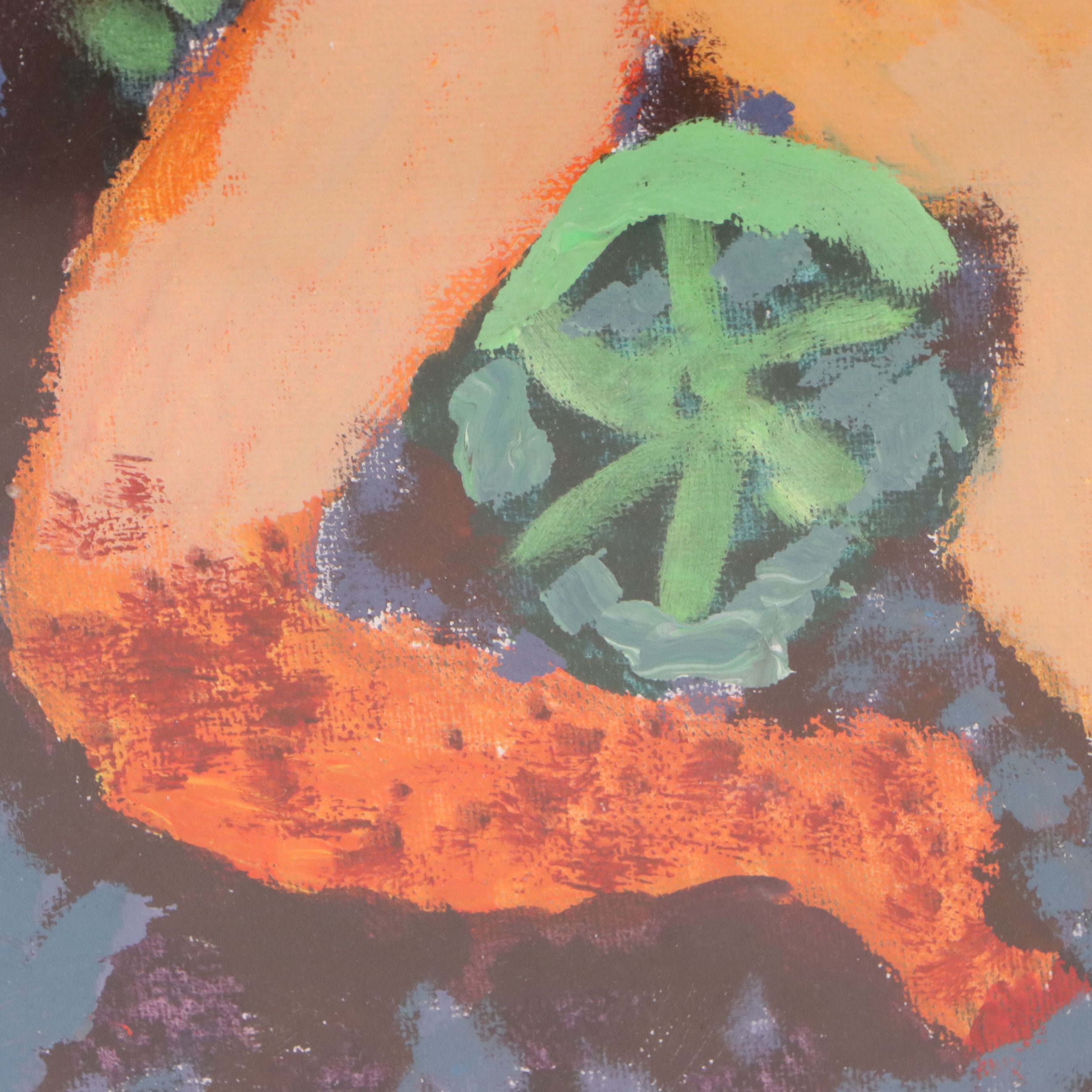 Willie Stokes Oil Painting "Nude With Yellow Hair," Late 20th Century