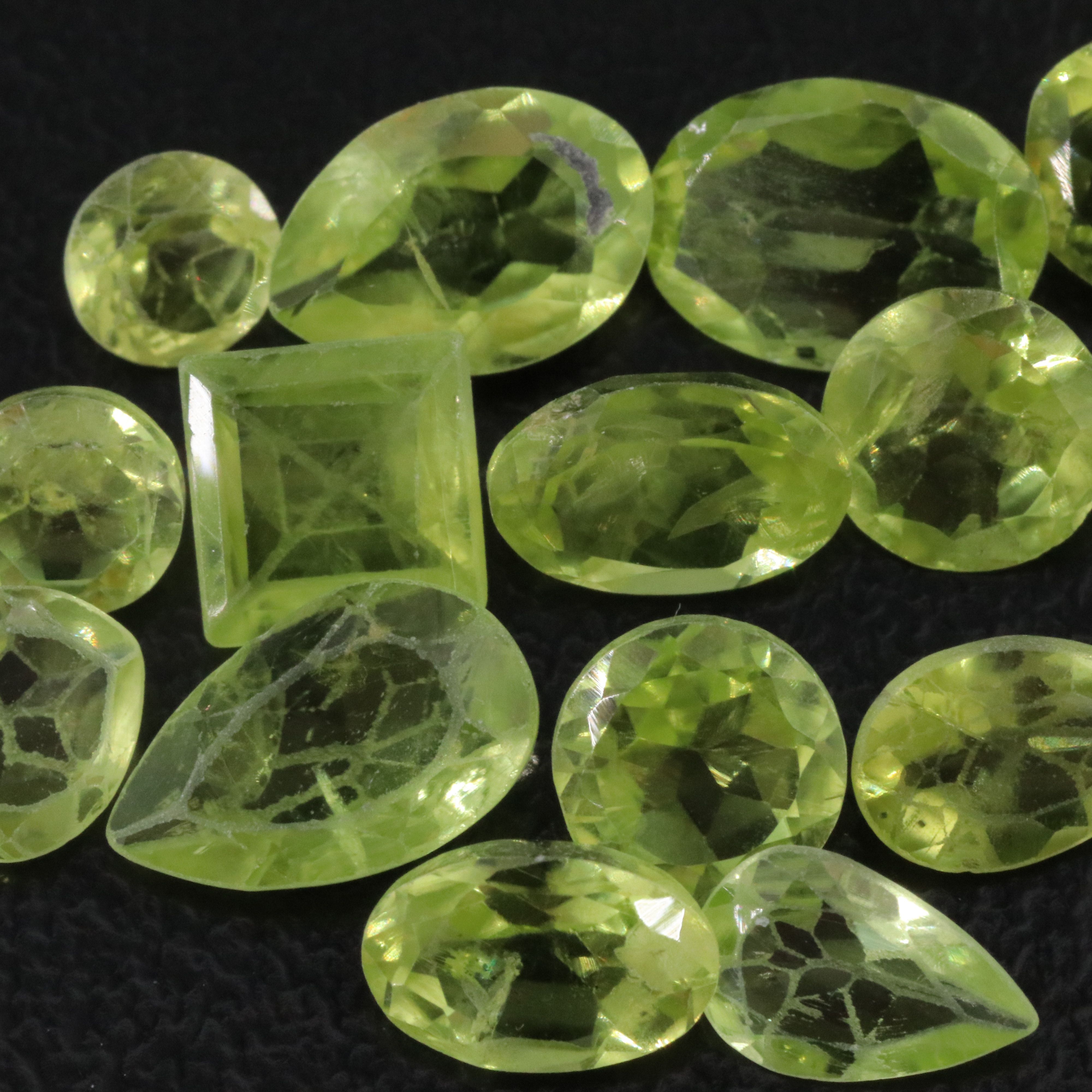 Loose 7.74 CTW Peridot Lot